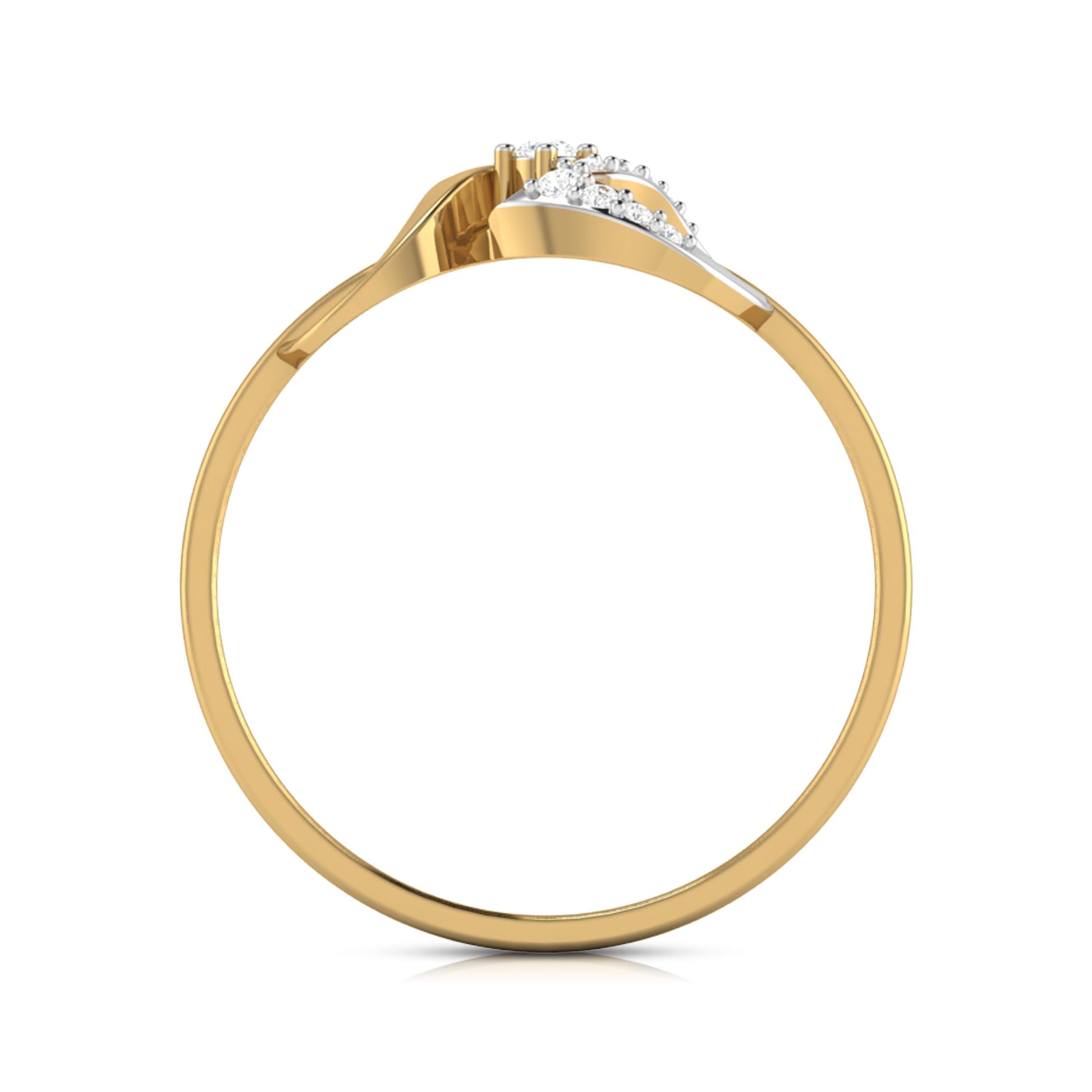 Doves lab grown diamond ring sleek ring Fiona Diamonds
