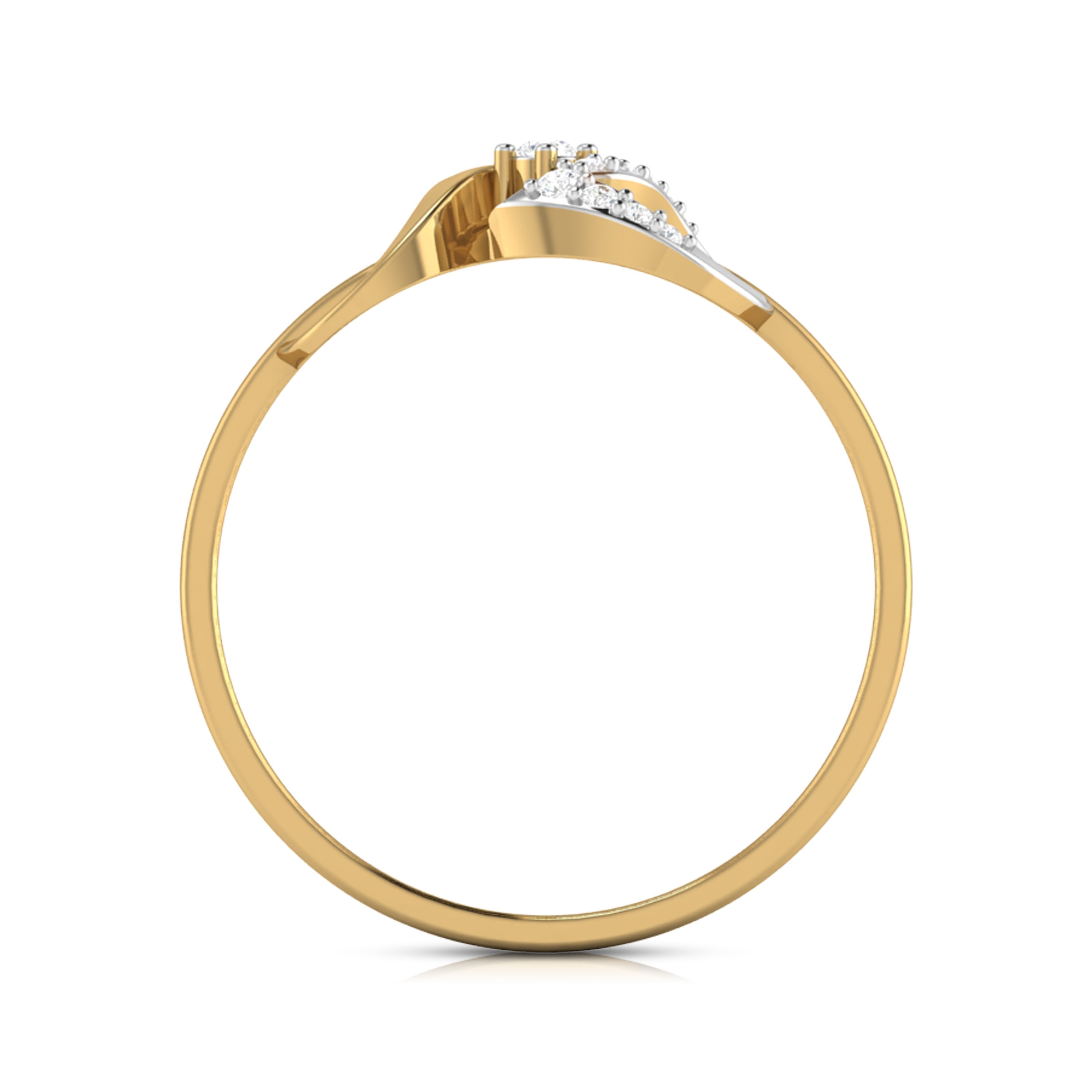 Doves lab grown diamond ring sleek ring Fiona Diamonds