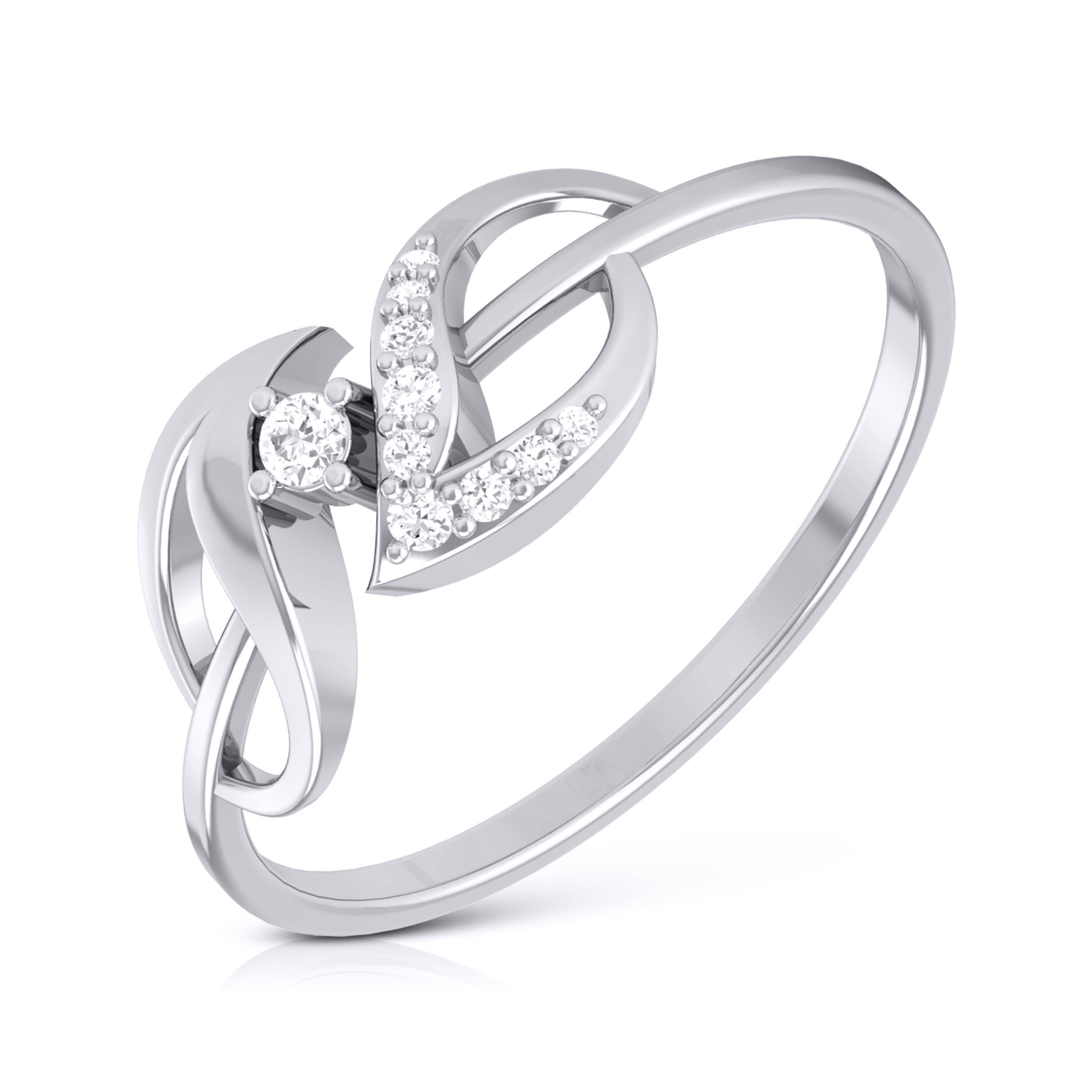Doves lab grown diamond ring sleek ring Fiona Diamonds