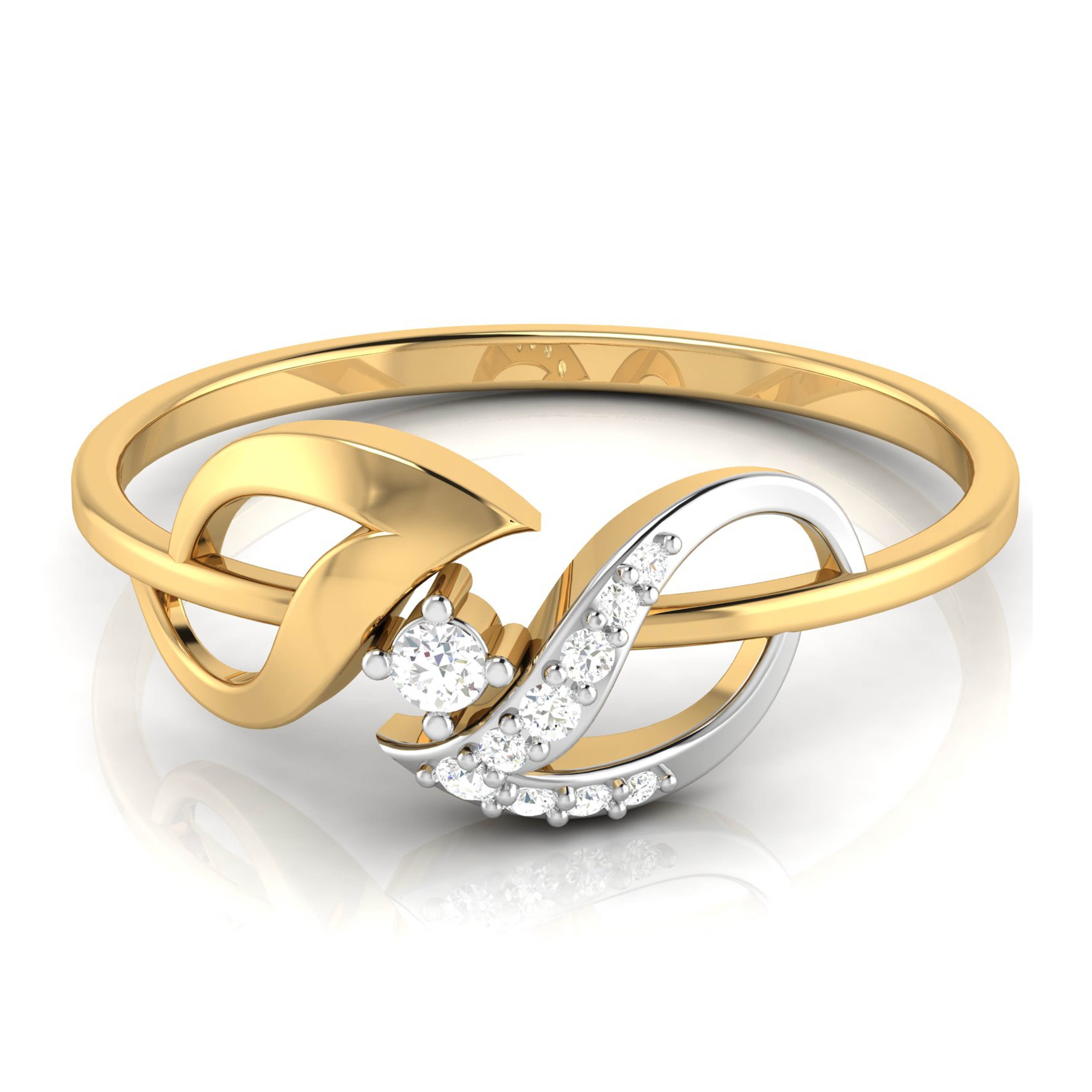 Doves lab grown diamond ring sleek ring Fiona Diamonds