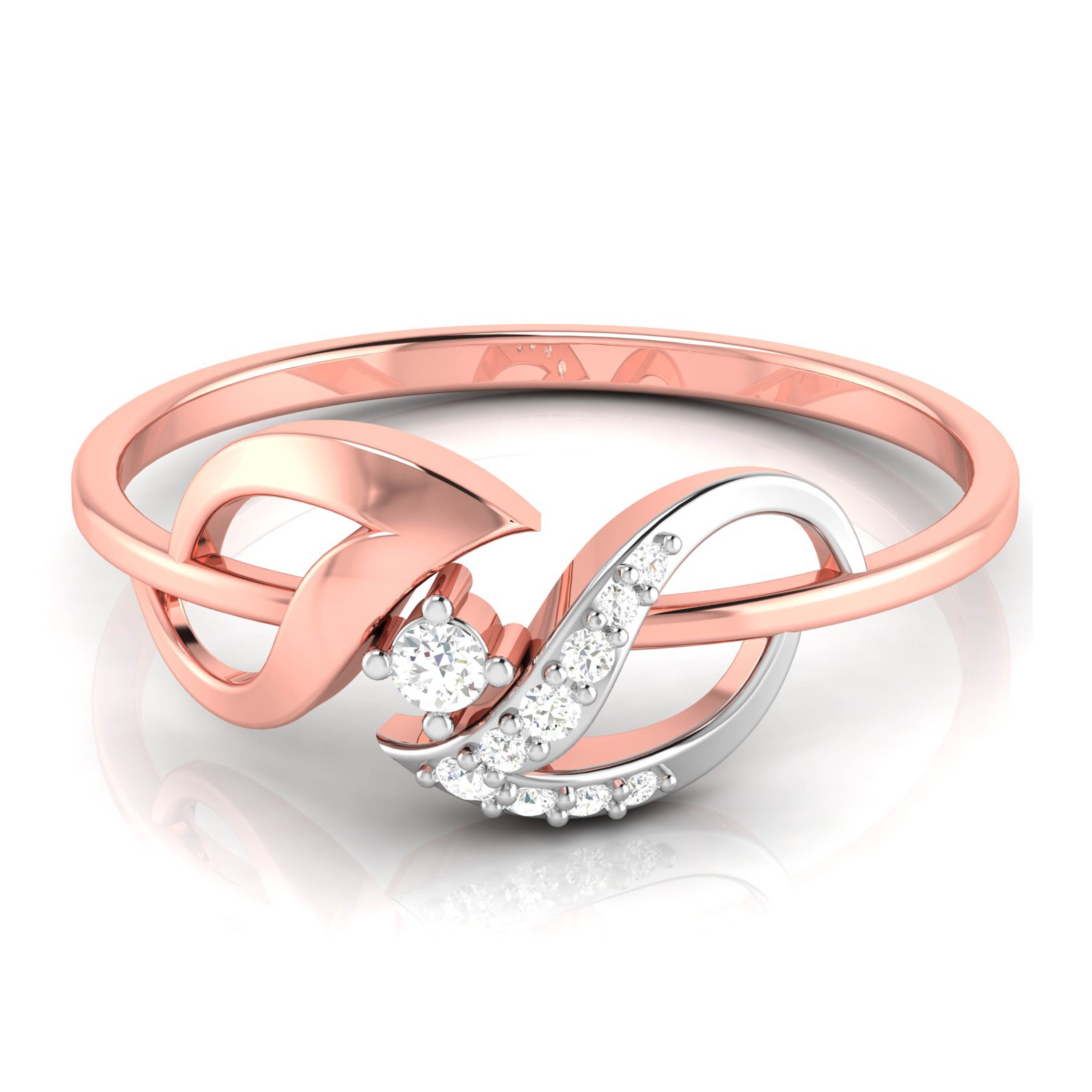 Doves lab grown diamond ring sleek ring Fiona Diamonds