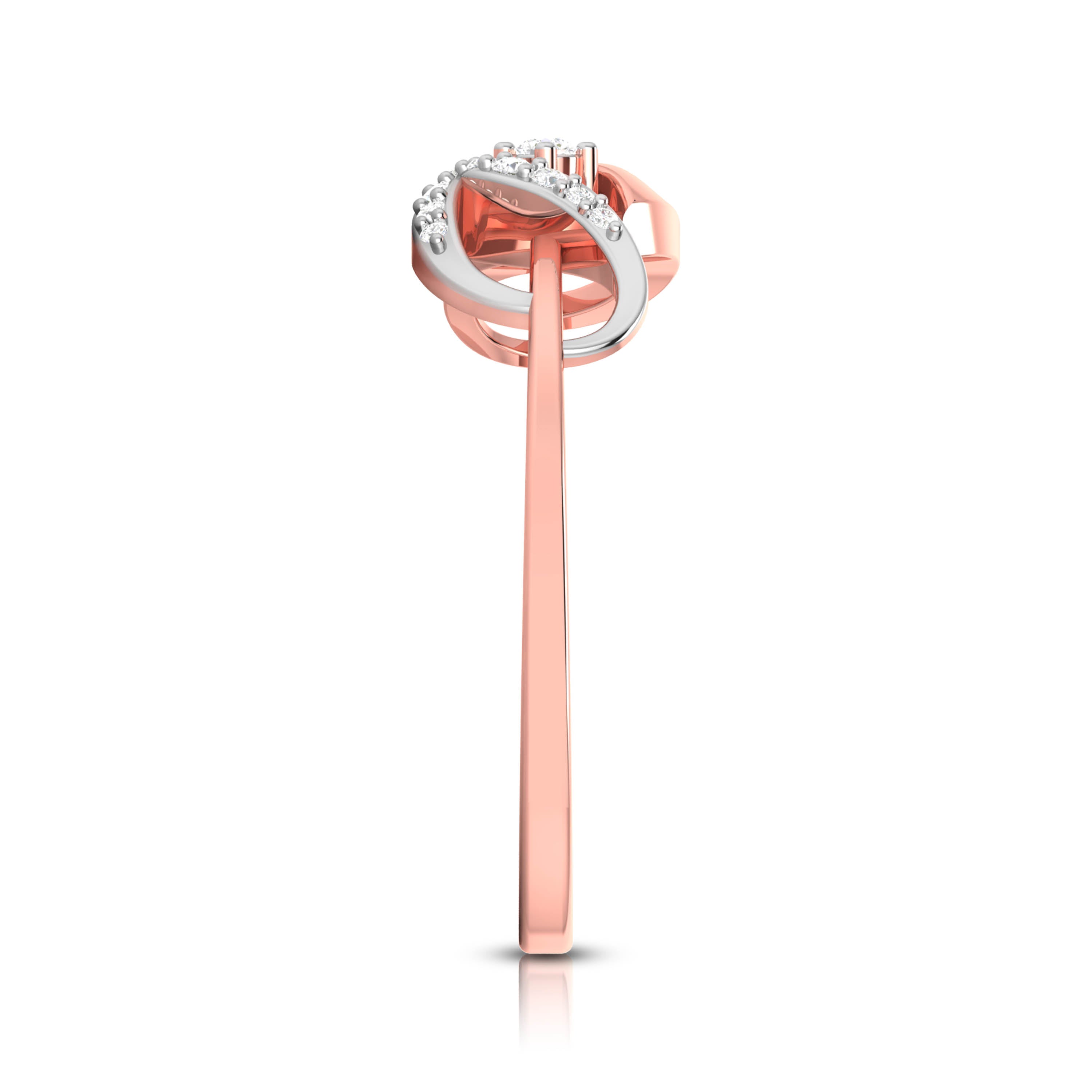 Doves lab grown diamond ring sleek ring Fiona Diamonds