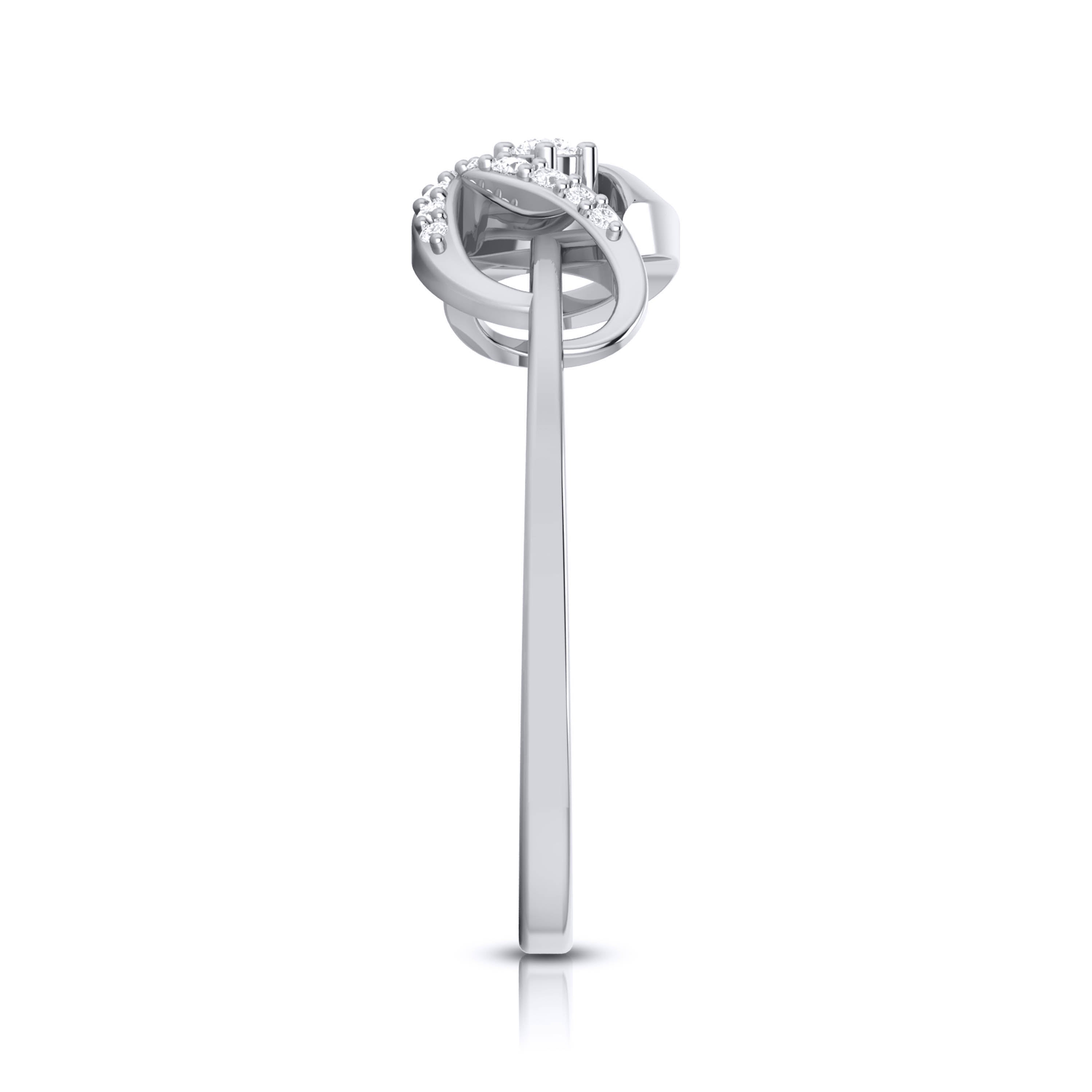Doves lab grown diamond ring sleek ring Fiona Diamonds