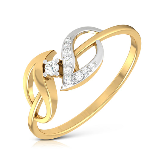Load image into Gallery viewer, Doves lab grown diamond ring sleek ring Fiona Diamonds
