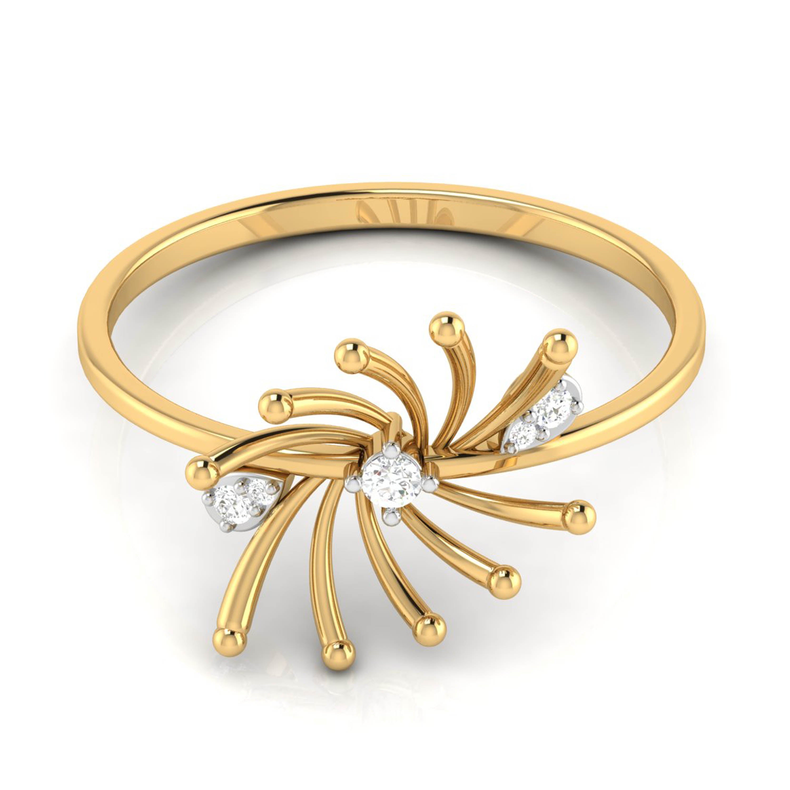 Chakra lab grown diamond ring trendy ring design Fiona Diamonds