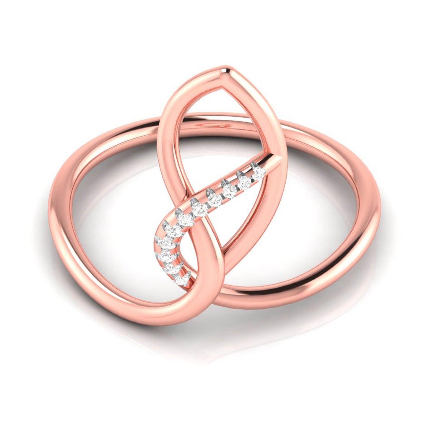 Inferno lab grown diamond ring sleek ring Fiona Diamonds