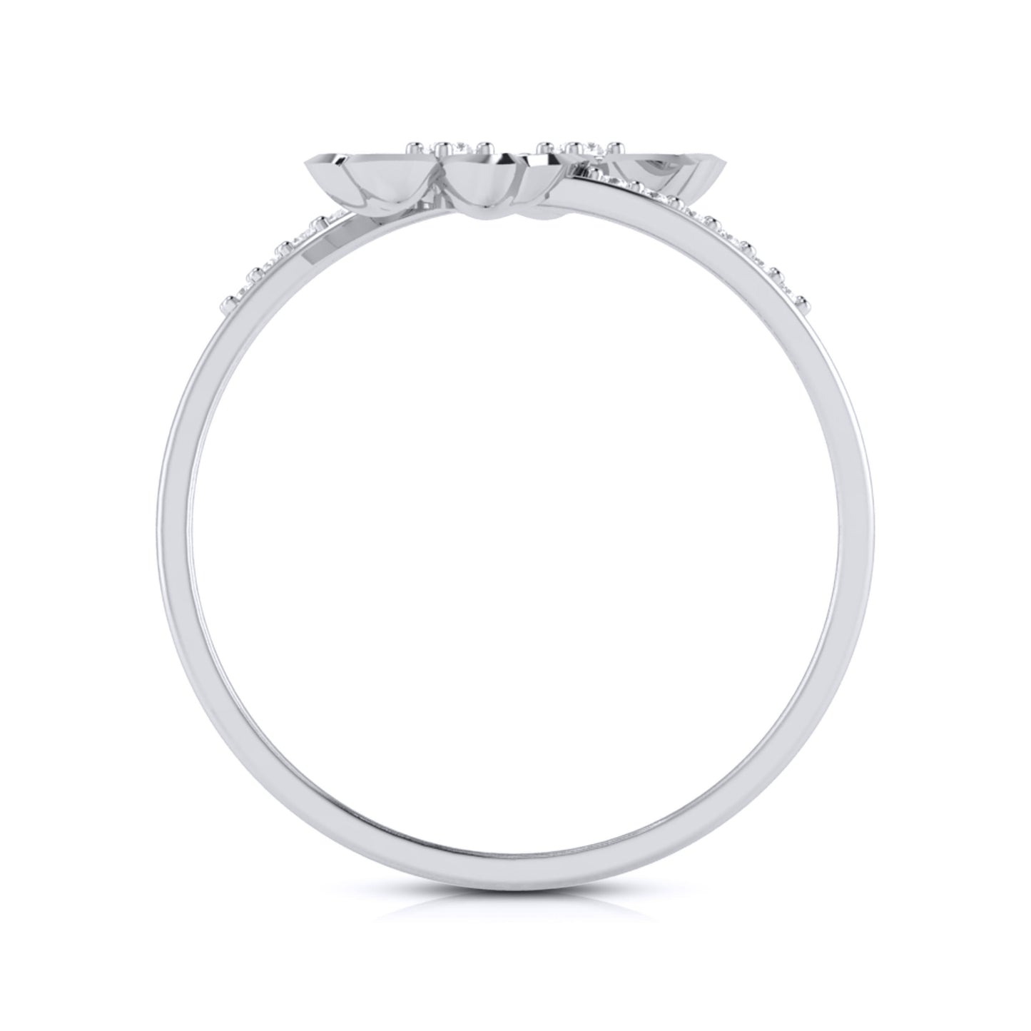 Load image into Gallery viewer, Flowery lab grown diamond ring trendy ring design Fiona Diamonds
