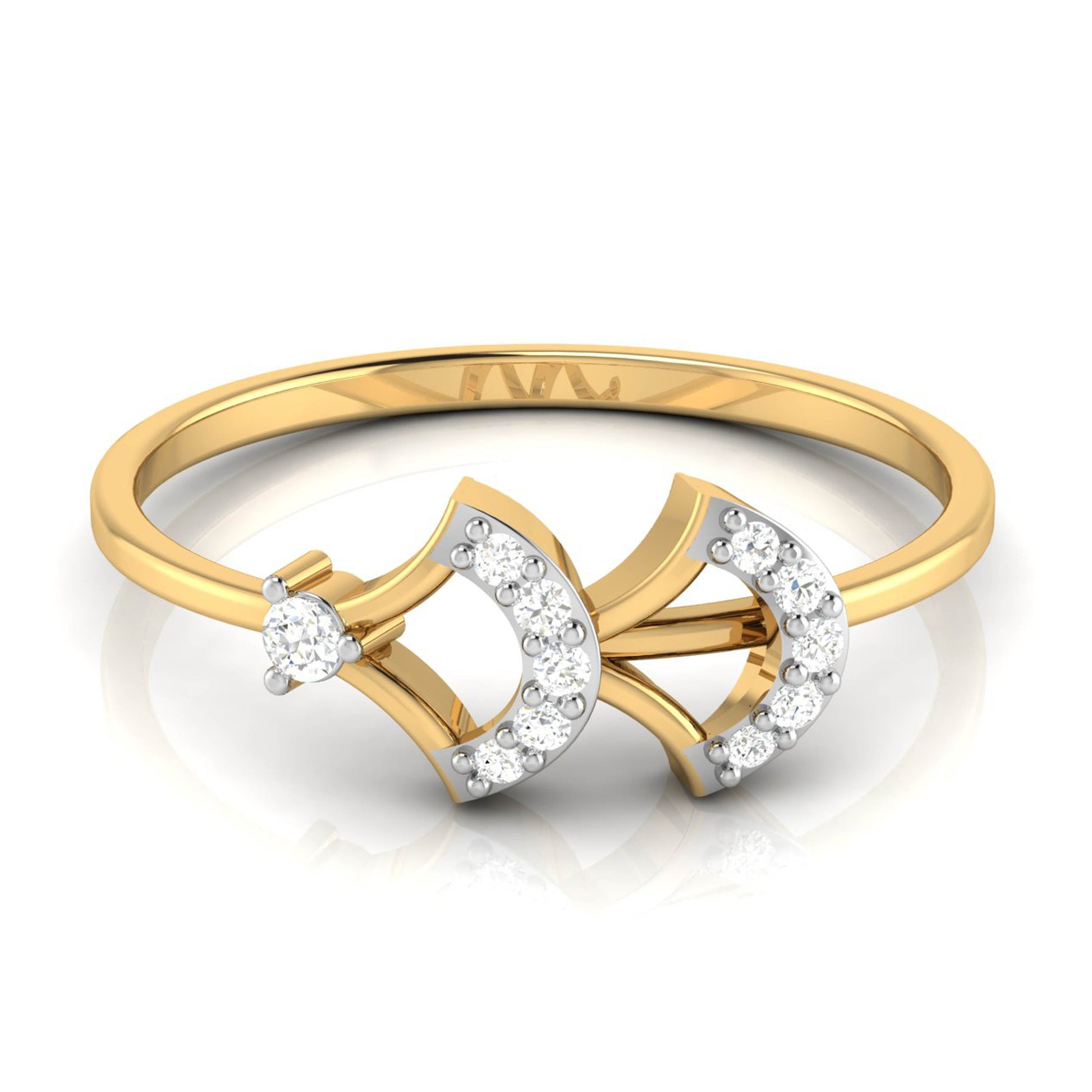 Opulence lab grown diamond ring trendy ring design Fiona Diamonds
