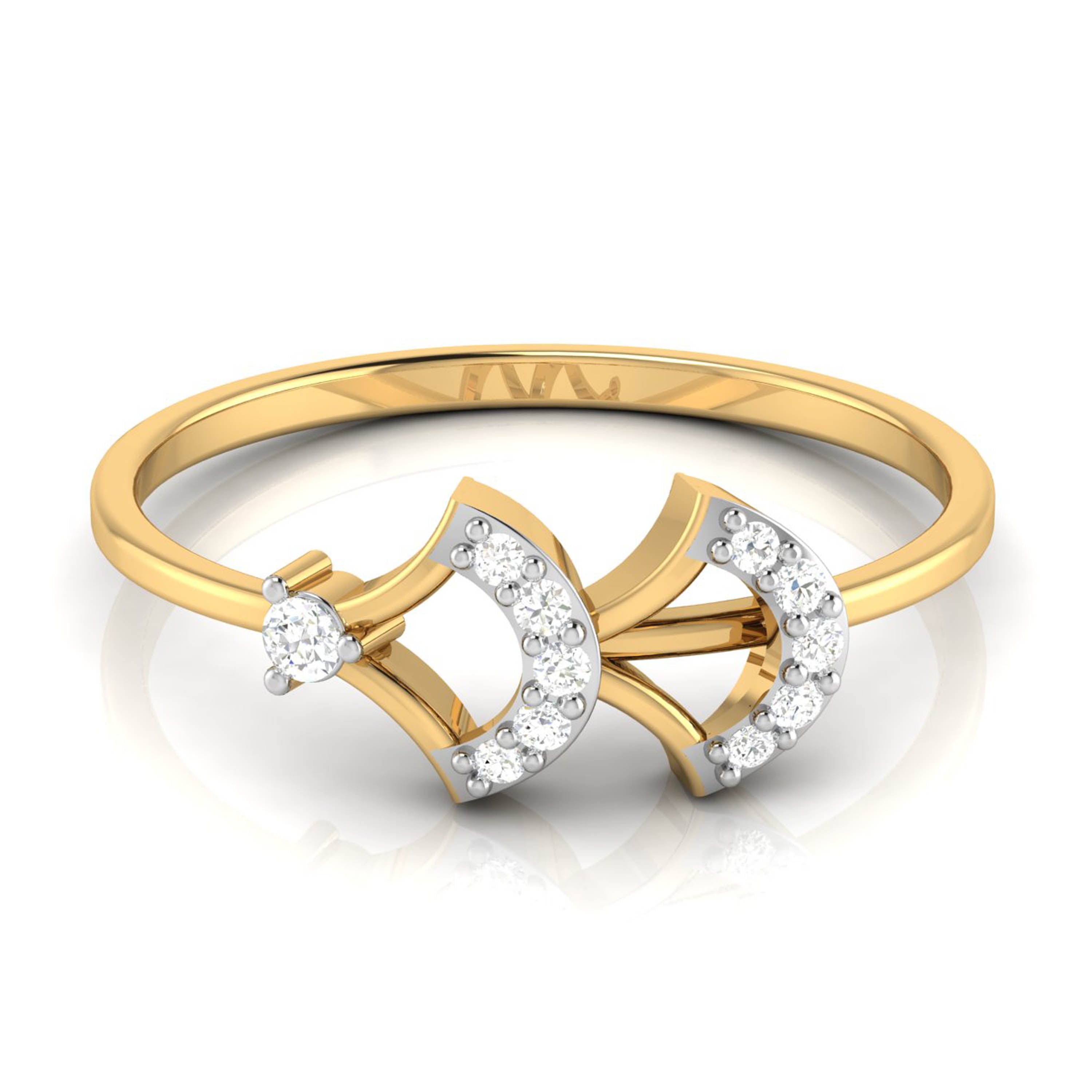 Opulence lab grown diamond ring trendy ring design Fiona Diamonds