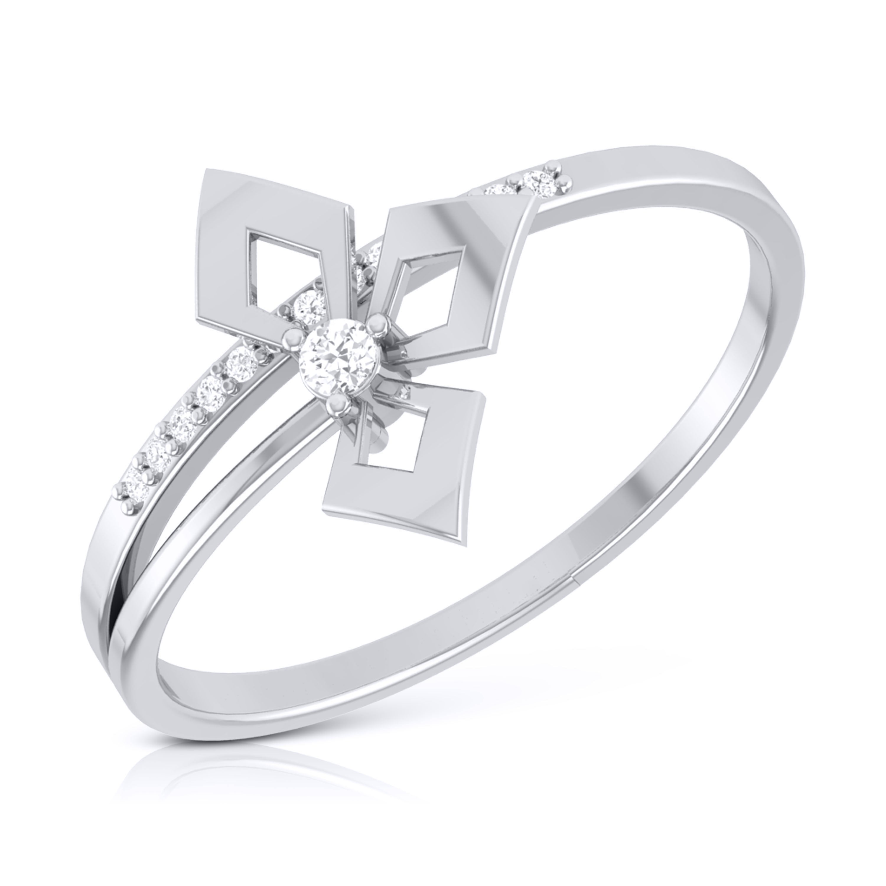 Drach lab grown diamond ring unique ring design Fiona Diamonds