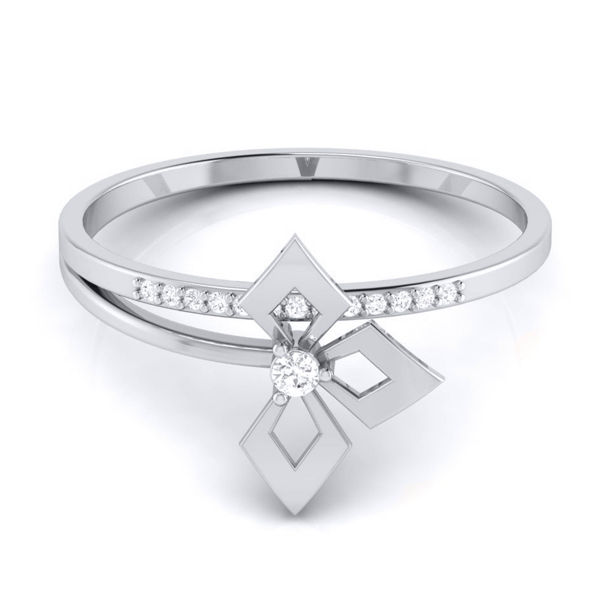 Drach lab grown diamond ring unique ring design Fiona Diamonds