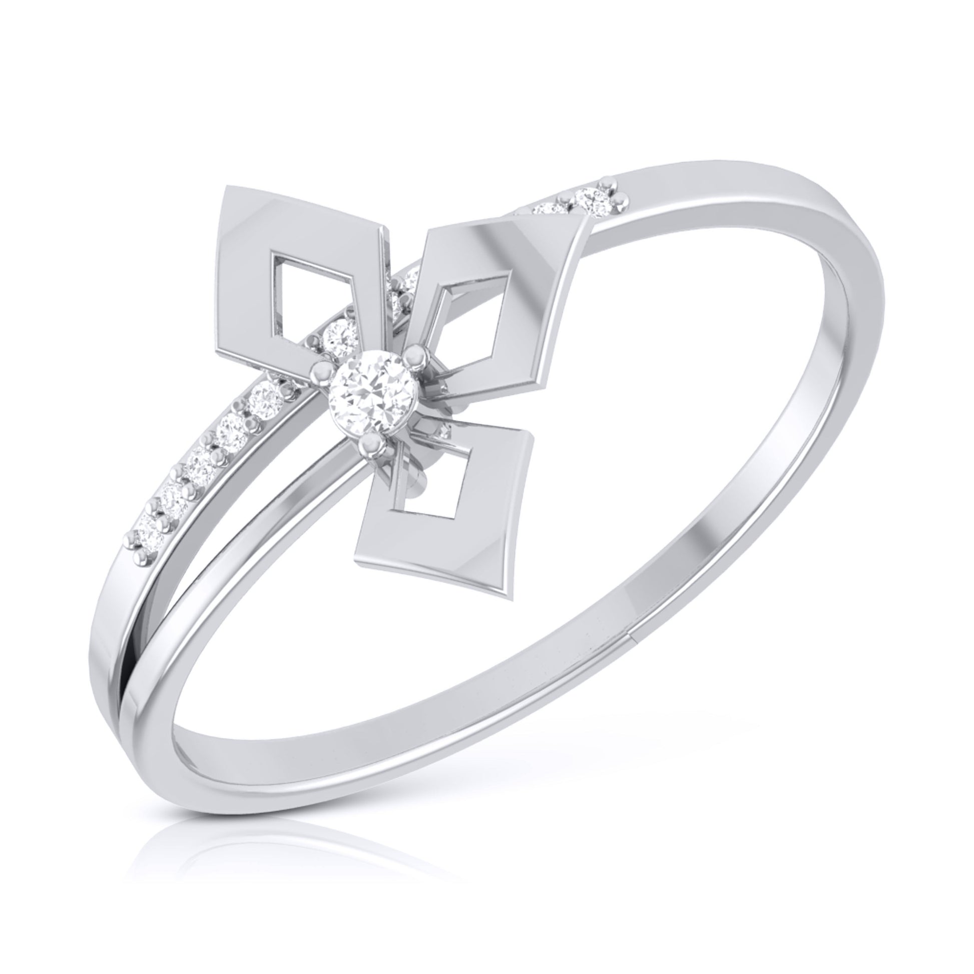 Drach lab grown diamond ring unique ring design Fiona Diamonds