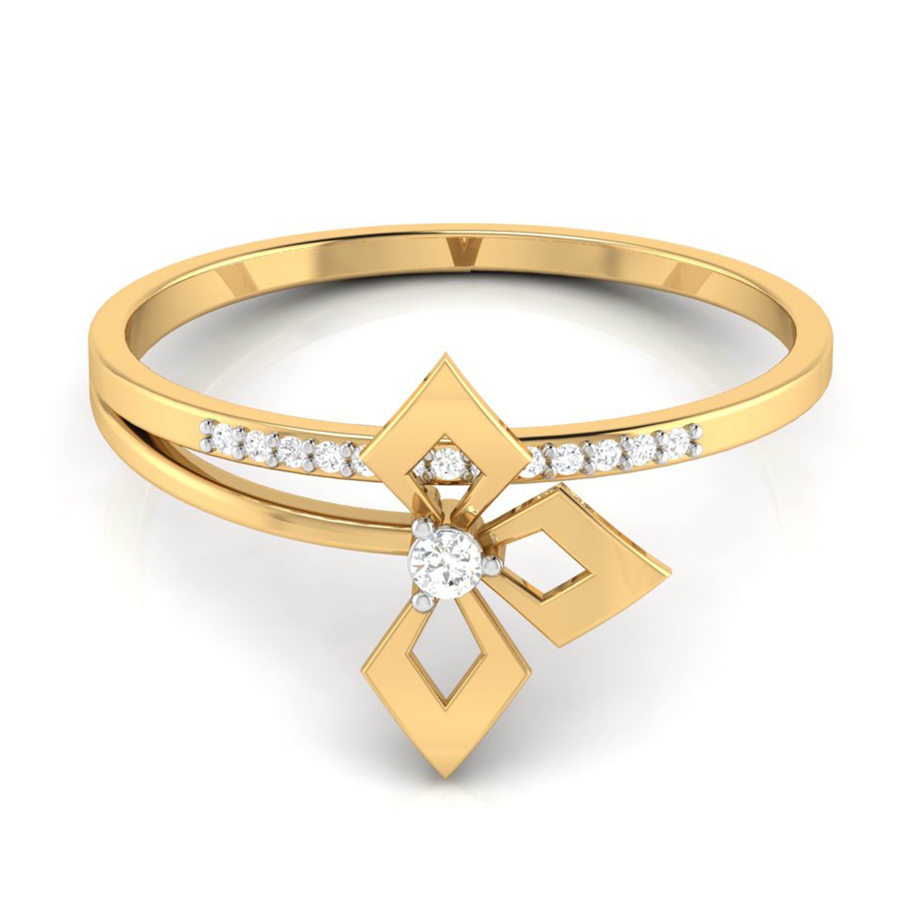 Drach lab grown diamond ring unique ring design Fiona Diamonds