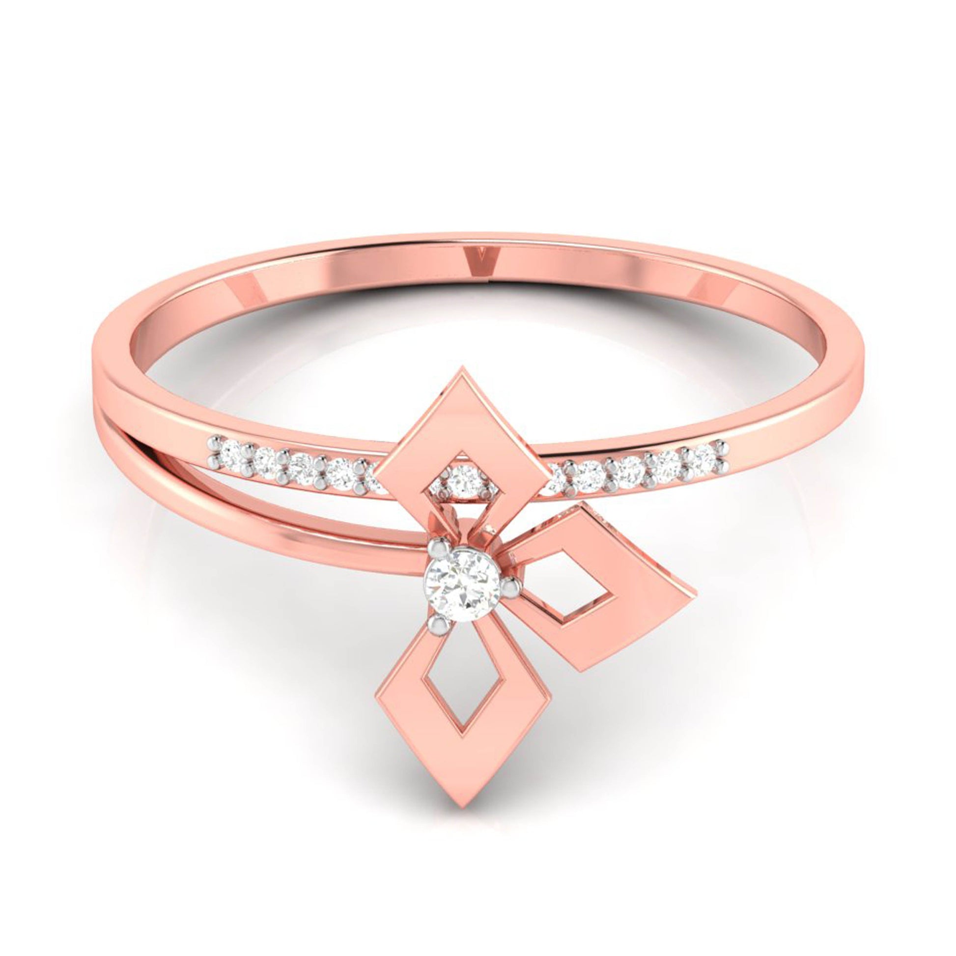Drach lab grown diamond ring unique ring design Fiona Diamonds