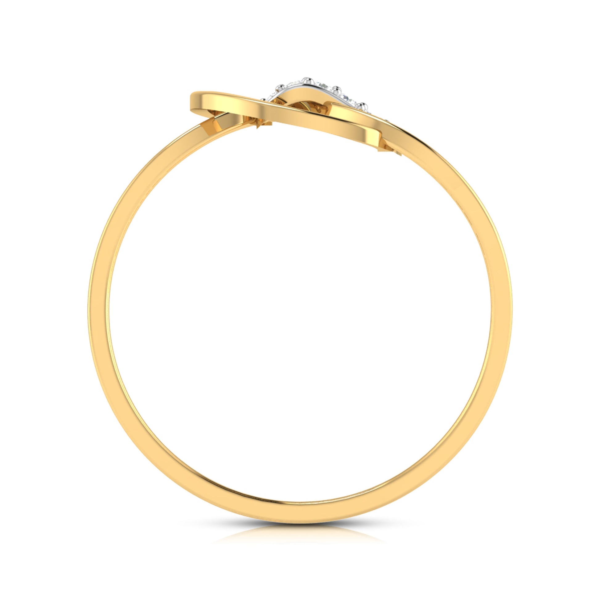 Montagne lab grown diamond ring unique ring design Fiona Diamonds