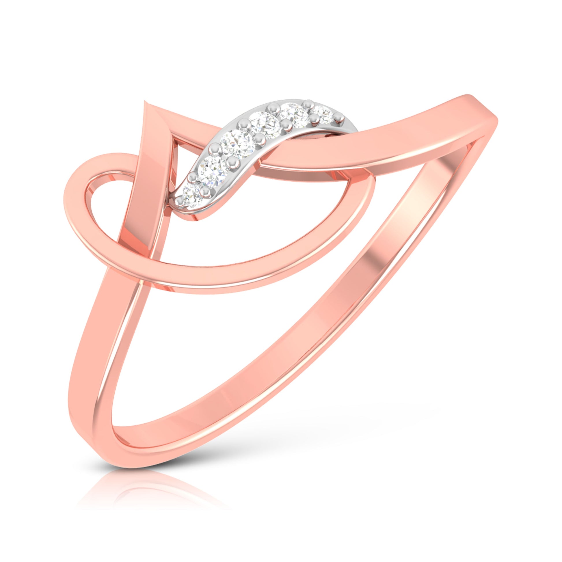 Montagne lab grown diamond ring unique ring design Fiona Diamonds