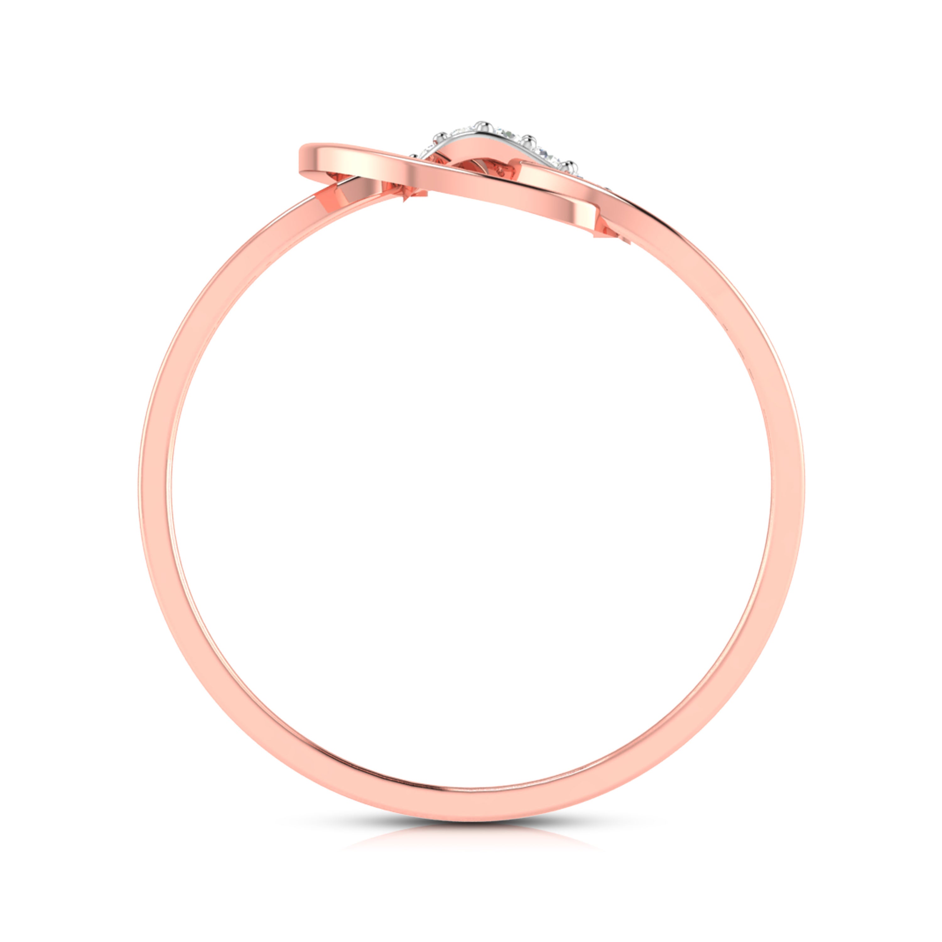 Montagne lab grown diamond ring unique ring design Fiona Diamonds