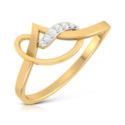 Montagne lab grown diamond ring unique ring design Fiona Diamonds