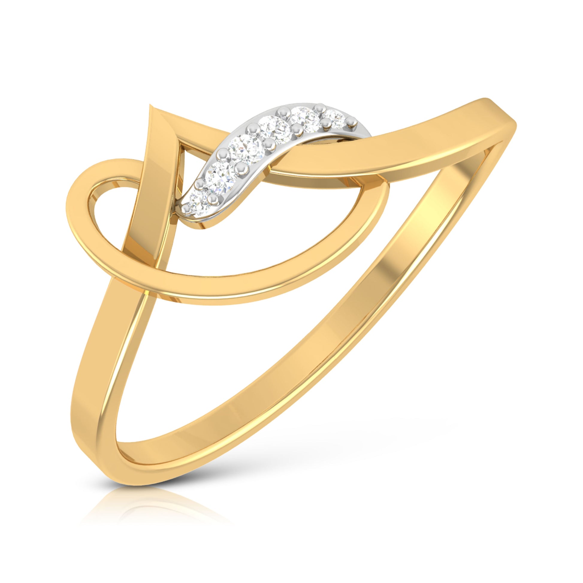 Montagne lab grown diamond ring unique ring design Fiona Diamonds