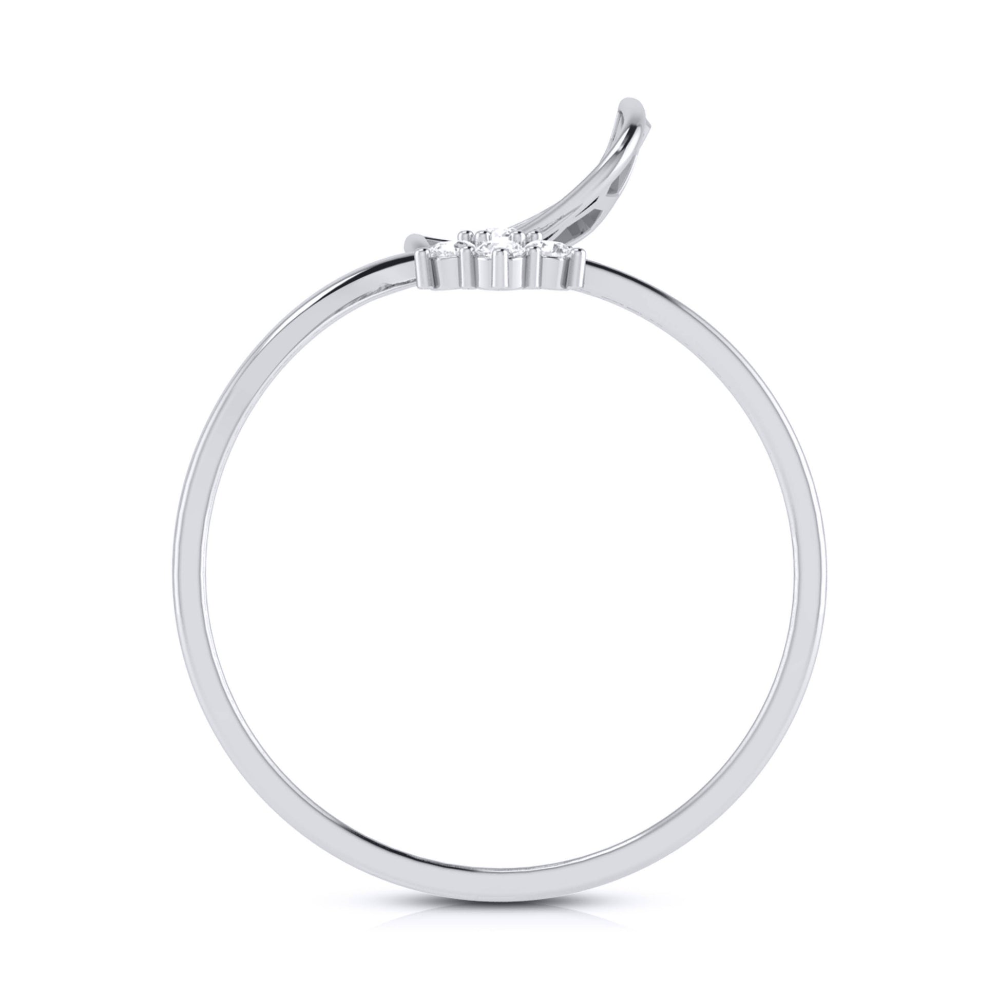 Miel lab grown diamond ring sleek ring Fiona Diamonds