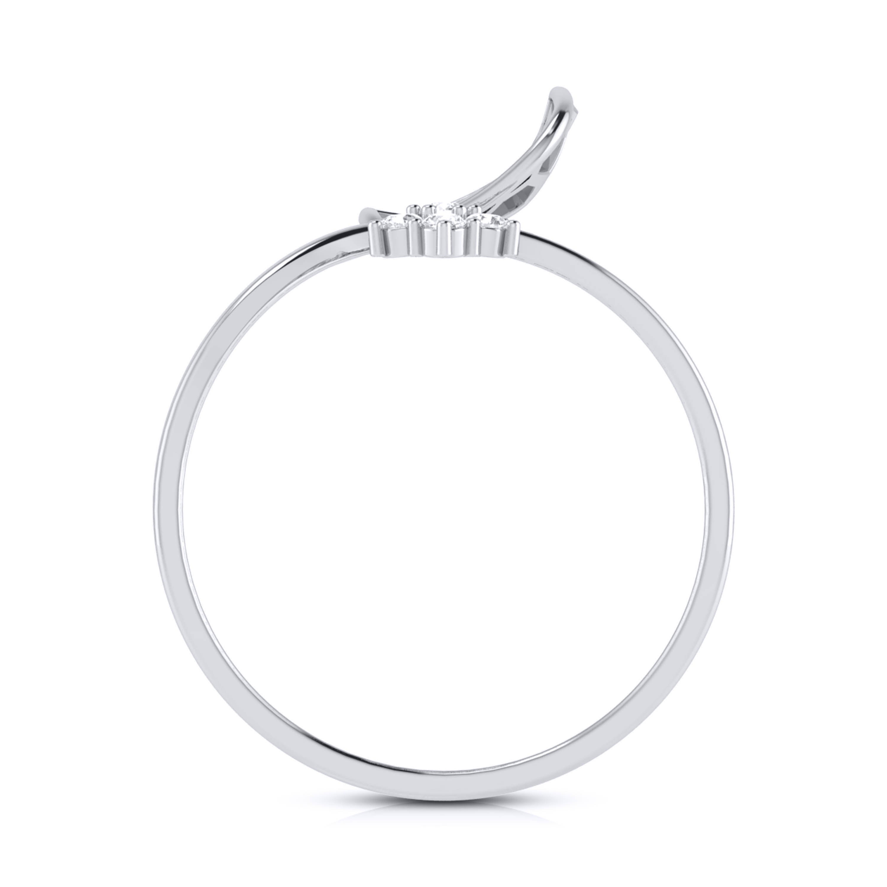 Miel lab grown diamond ring sleek ring Fiona Diamonds