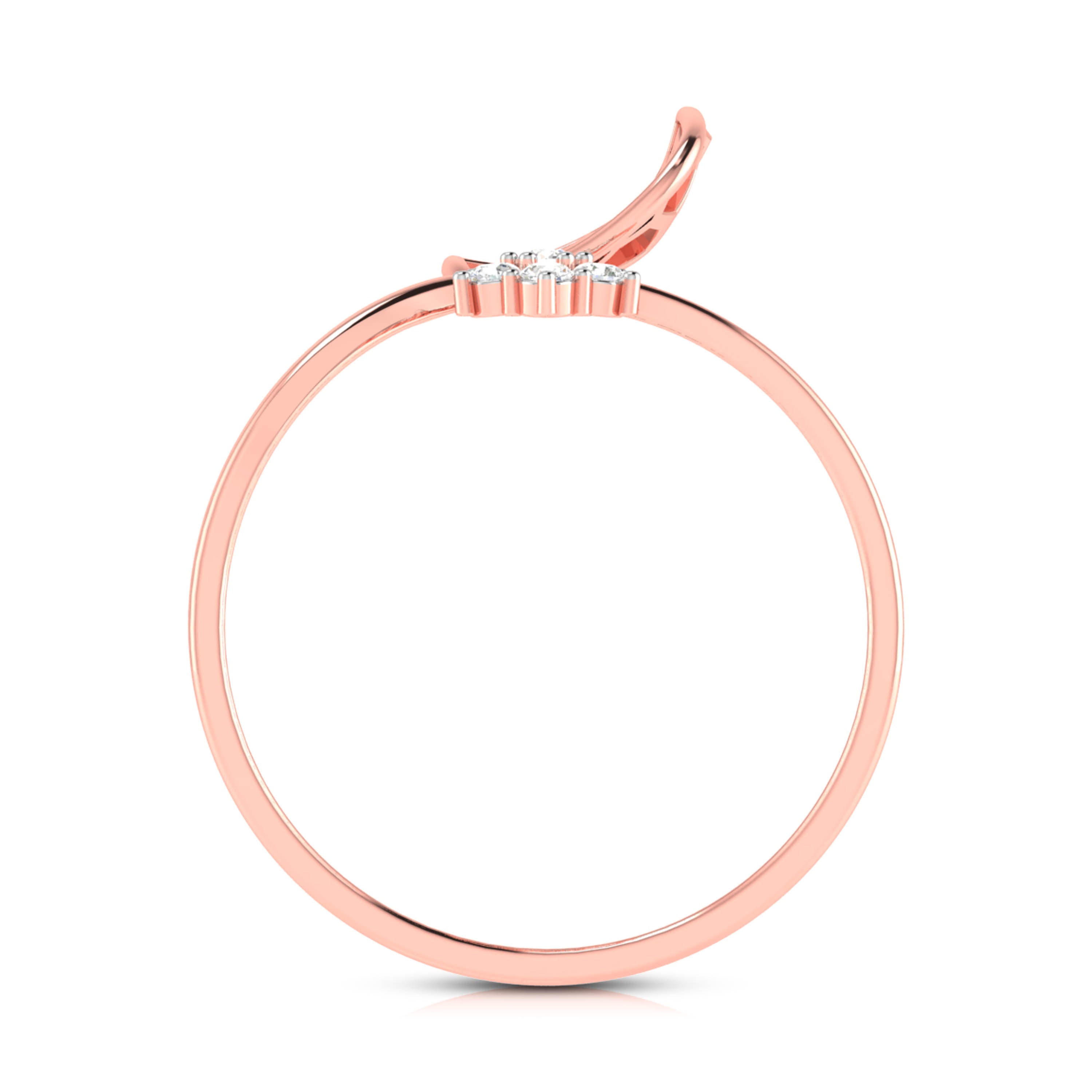 Miel lab grown diamond ring sleek ring Fiona Diamonds
