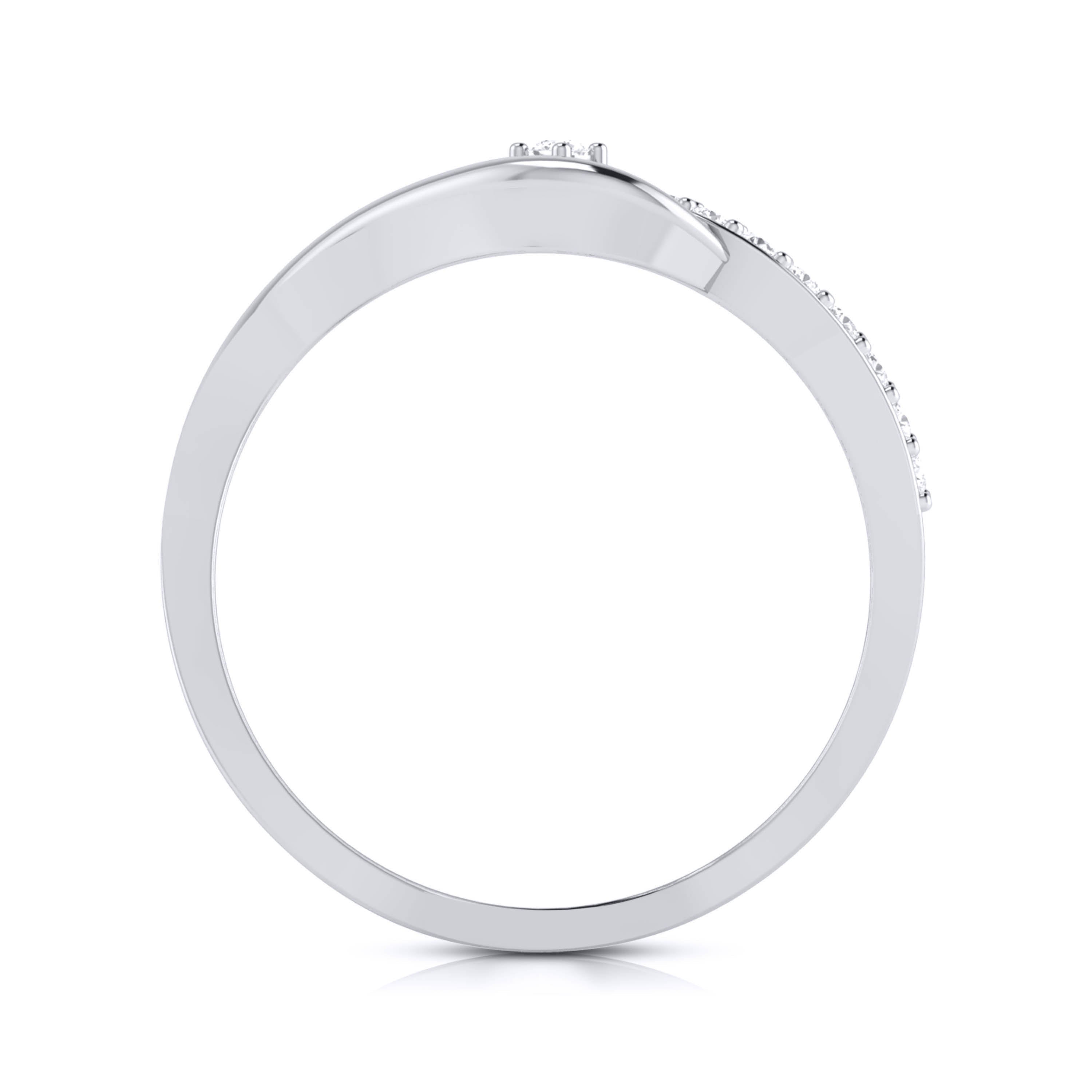 Bluhen lab grown diamond ring simple round ring design Fiona Diamonds