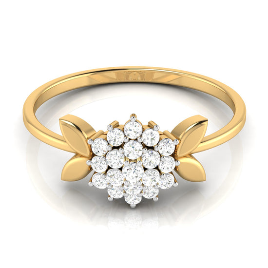 Cabas lab grown diamond ring unique ring design Fiona Diamonds
