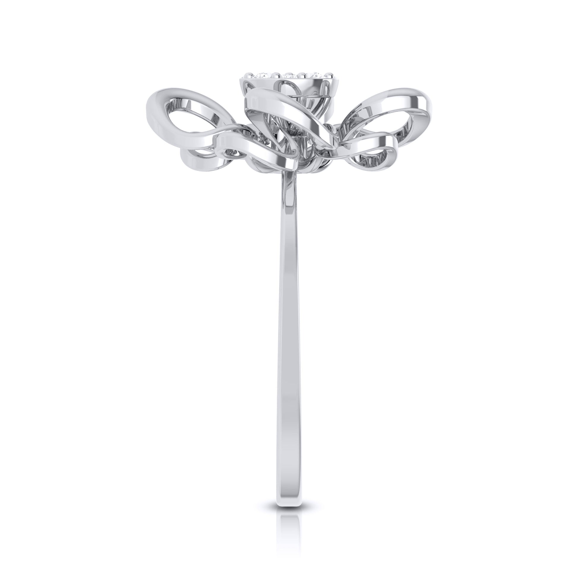 Doodle lab grown diamond ring unique ring design Fiona Diamonds