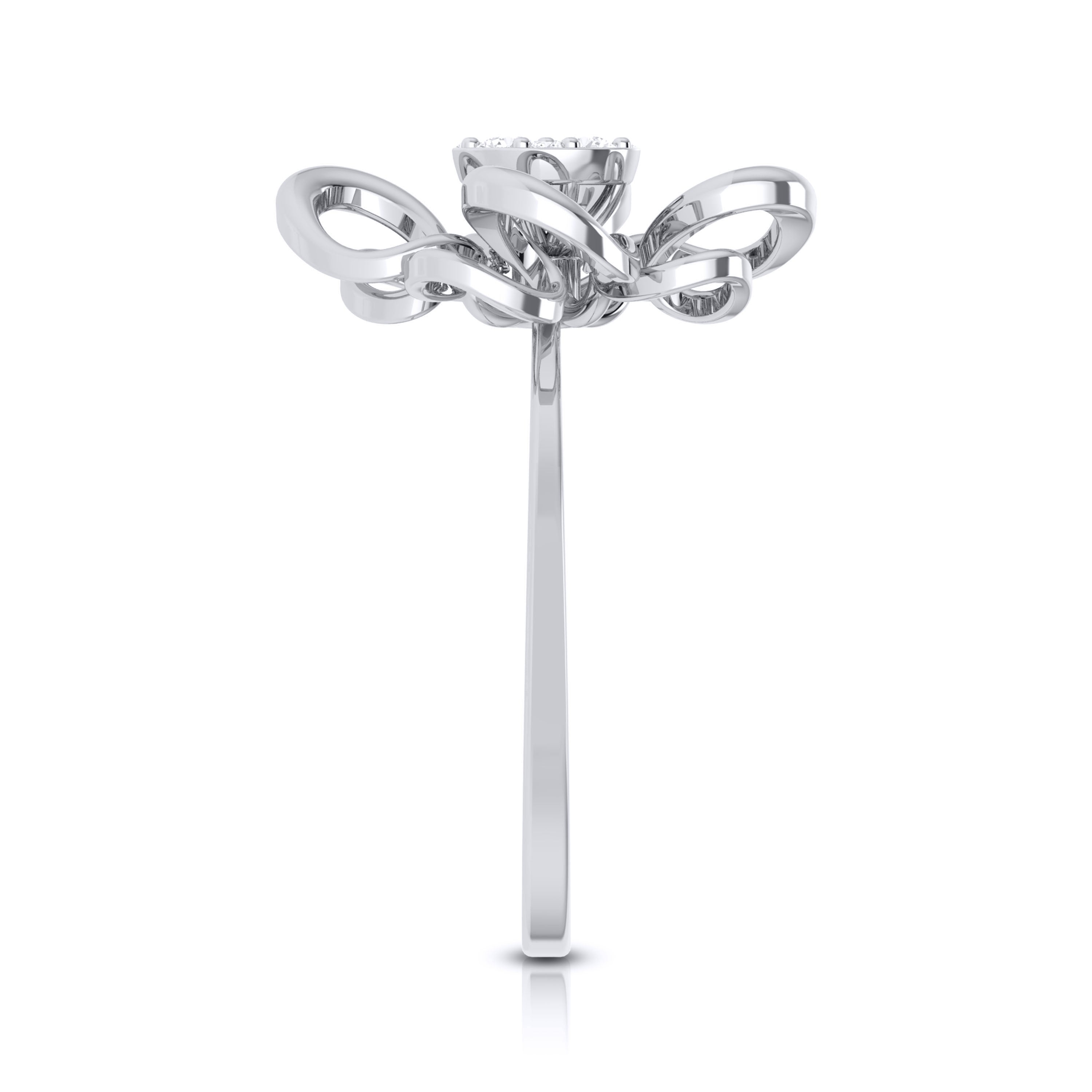 Doodle lab grown diamond ring unique ring design Fiona Diamonds