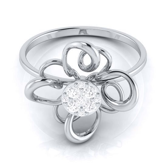 Doodle lab grown diamond ring unique ring design Fiona Diamonds