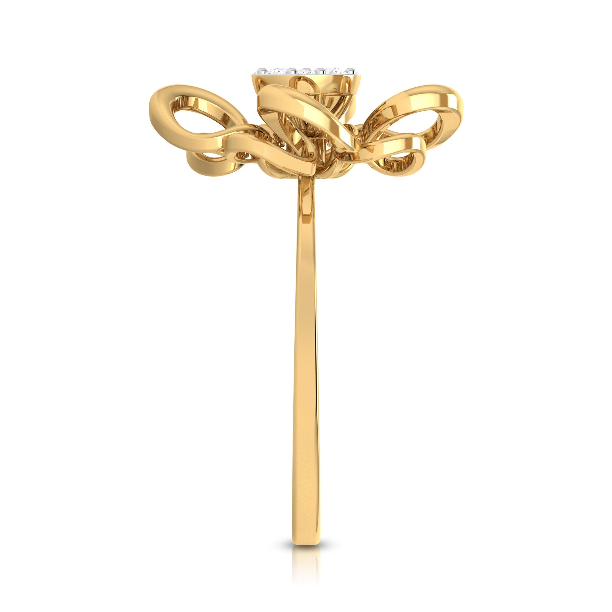 Doodle lab grown diamond ring unique ring design Fiona Diamonds