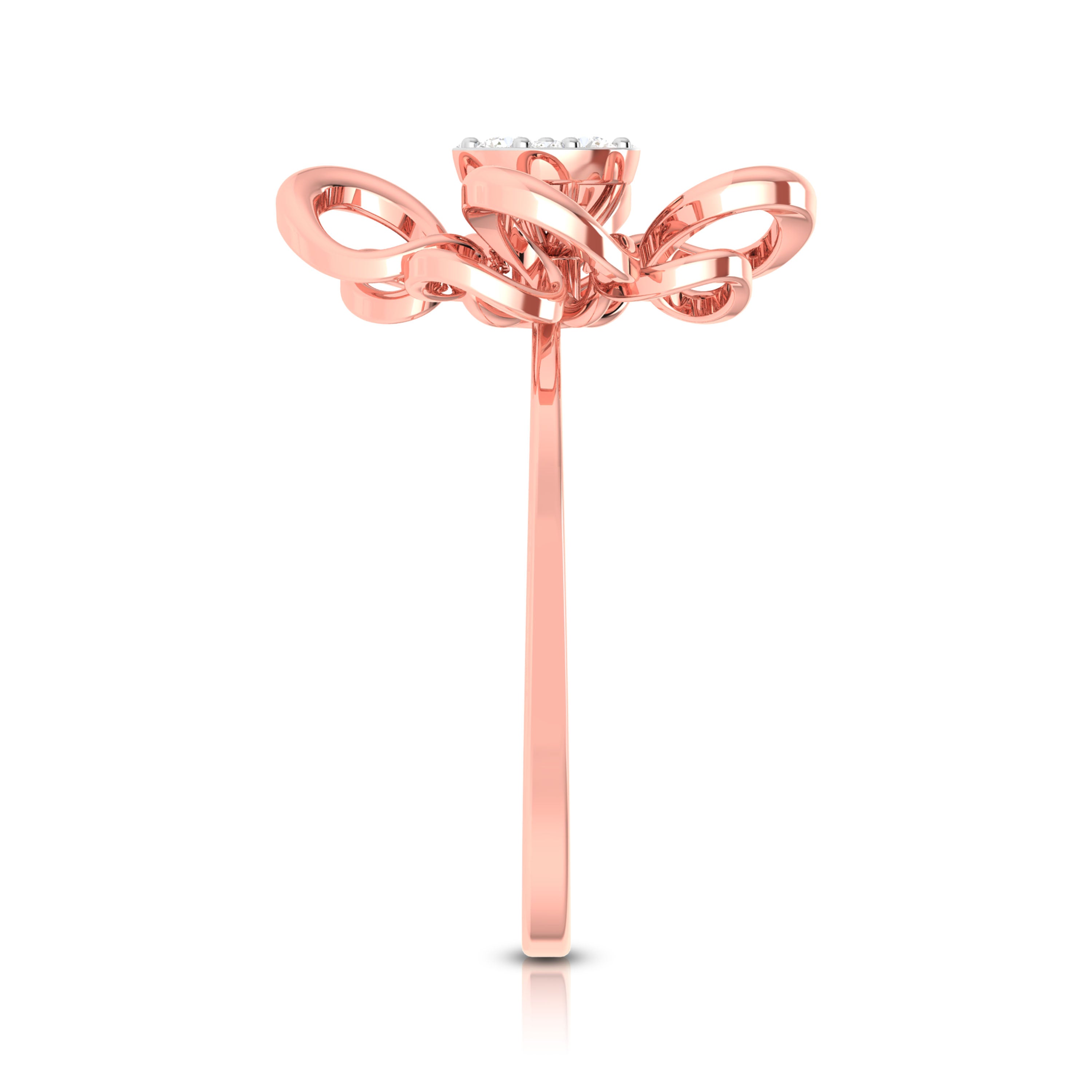 Doodle lab grown diamond ring unique ring design Fiona Diamonds