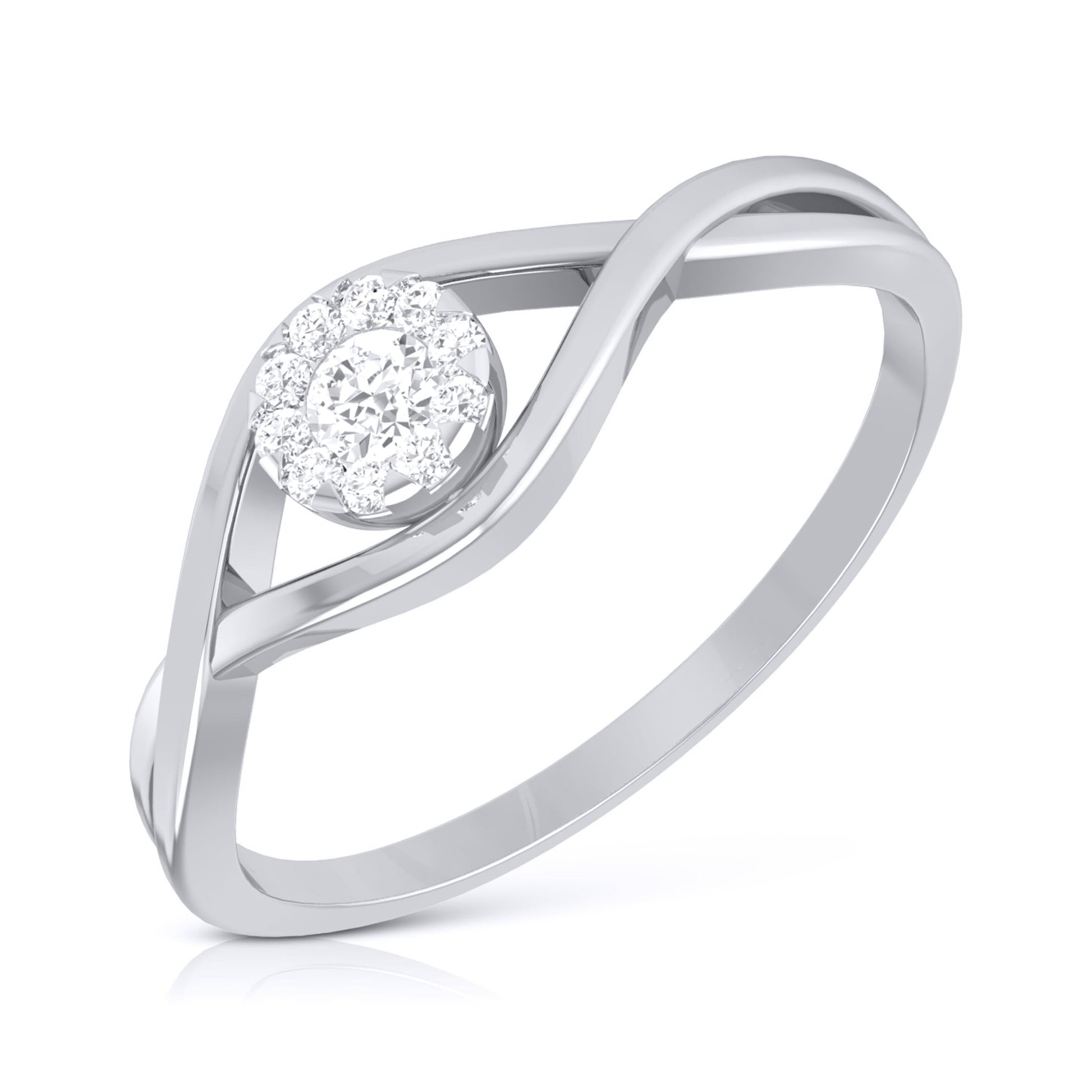 Augen  lab grown diamond ring sleek ring Fiona Diamonds