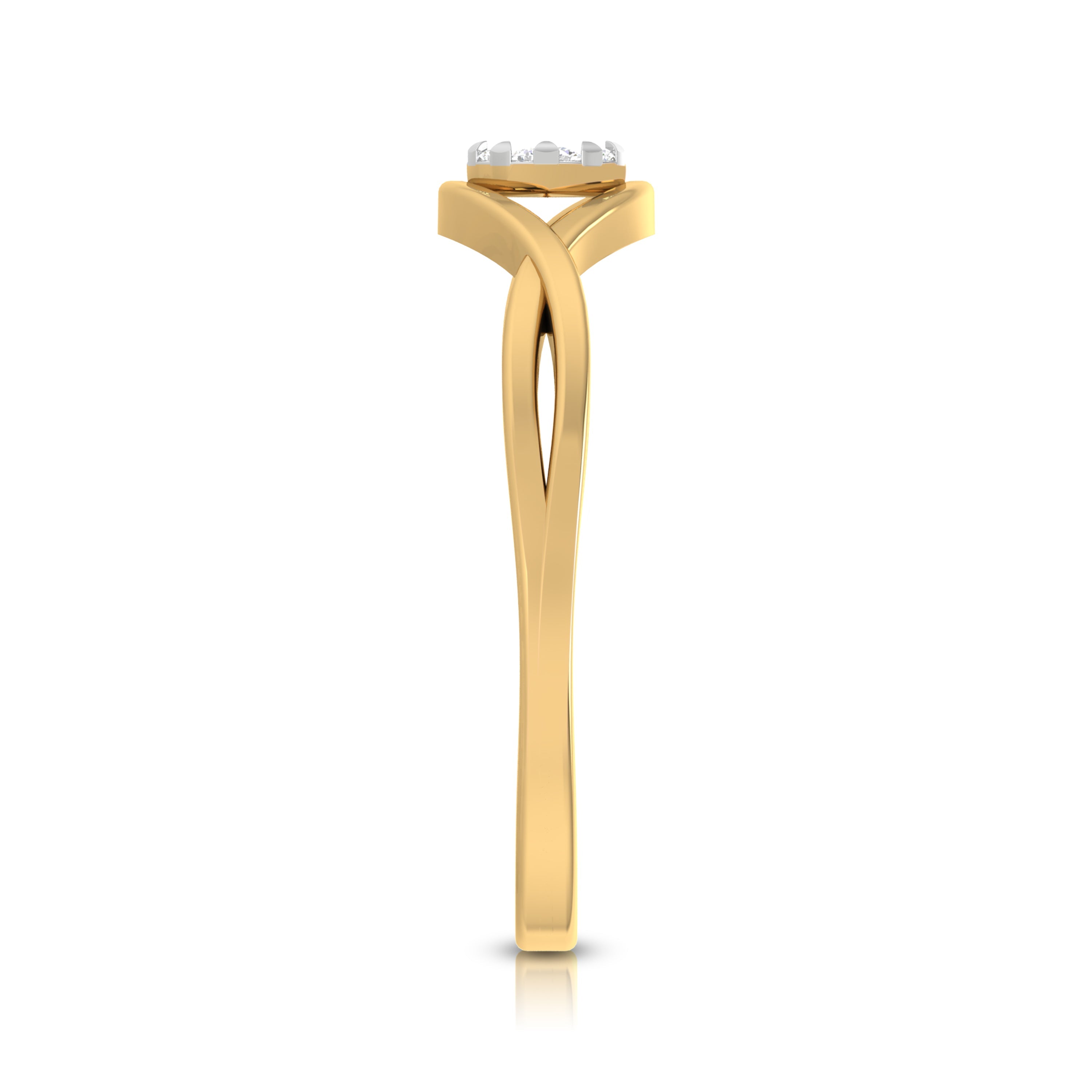 Augen  lab grown diamond ring sleek ring Fiona Diamonds