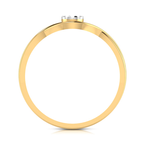 Augen  lab grown diamond ring sleek ring Fiona Diamonds