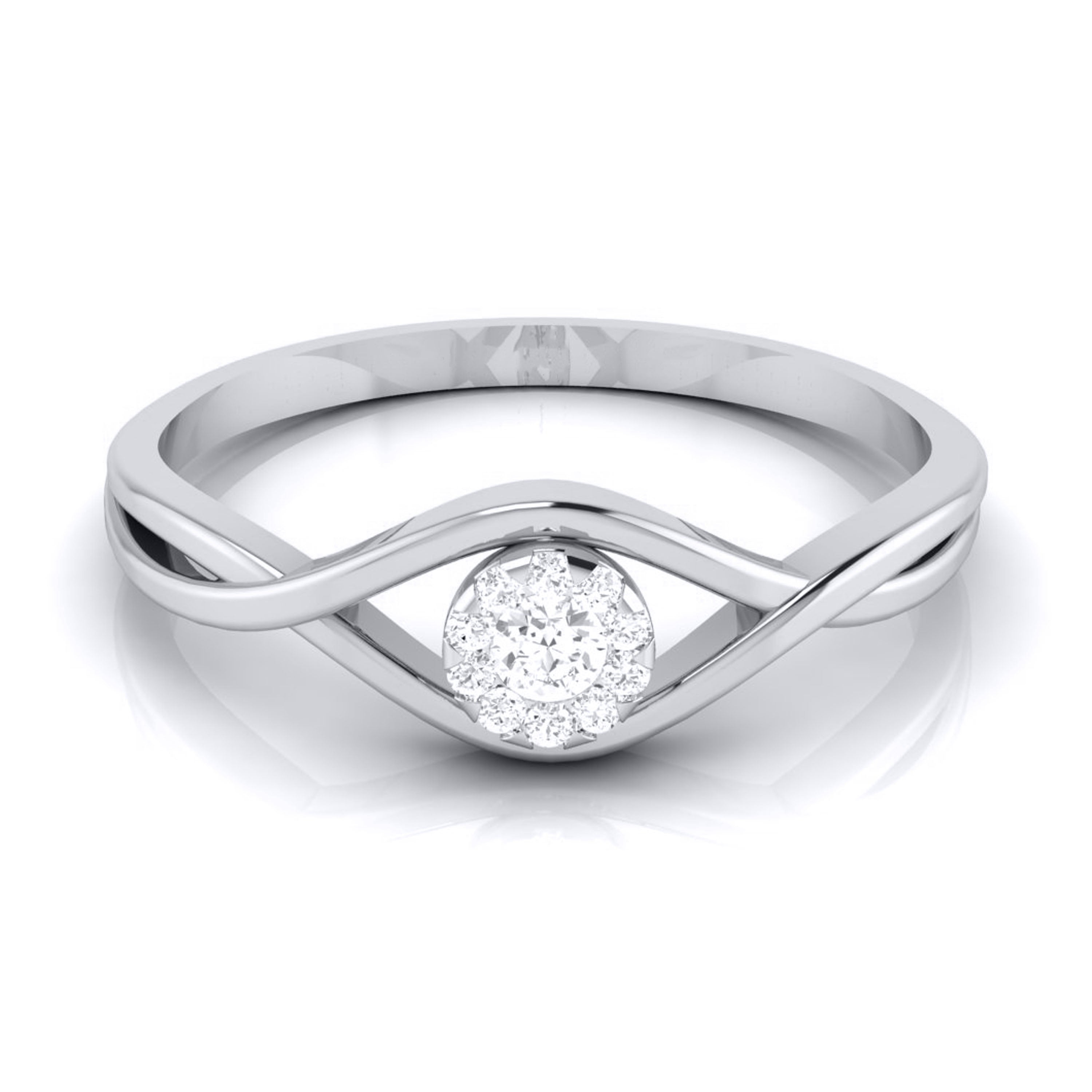 Augen  lab grown diamond ring sleek ring Fiona Diamonds