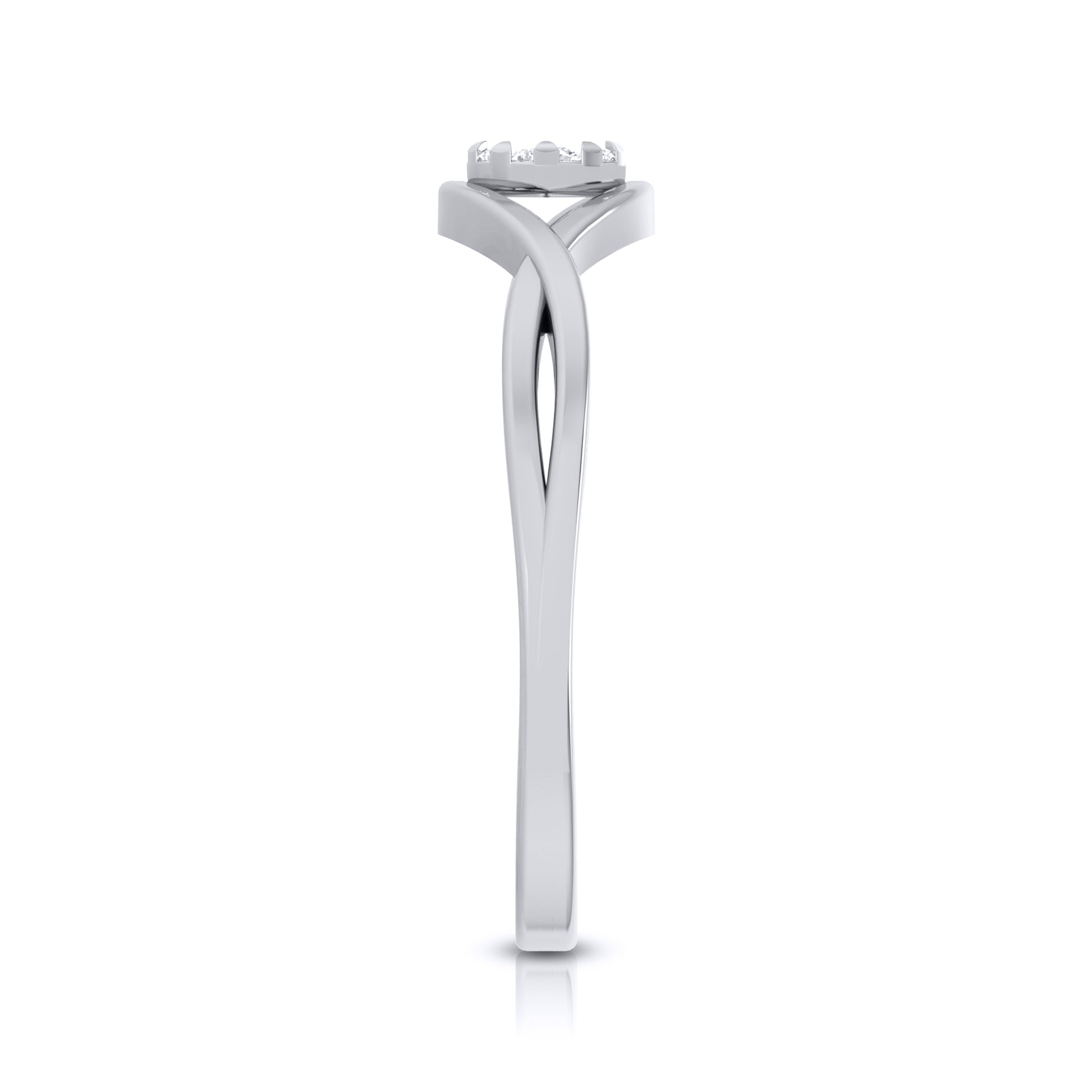 Augen  lab grown diamond ring sleek ring Fiona Diamonds