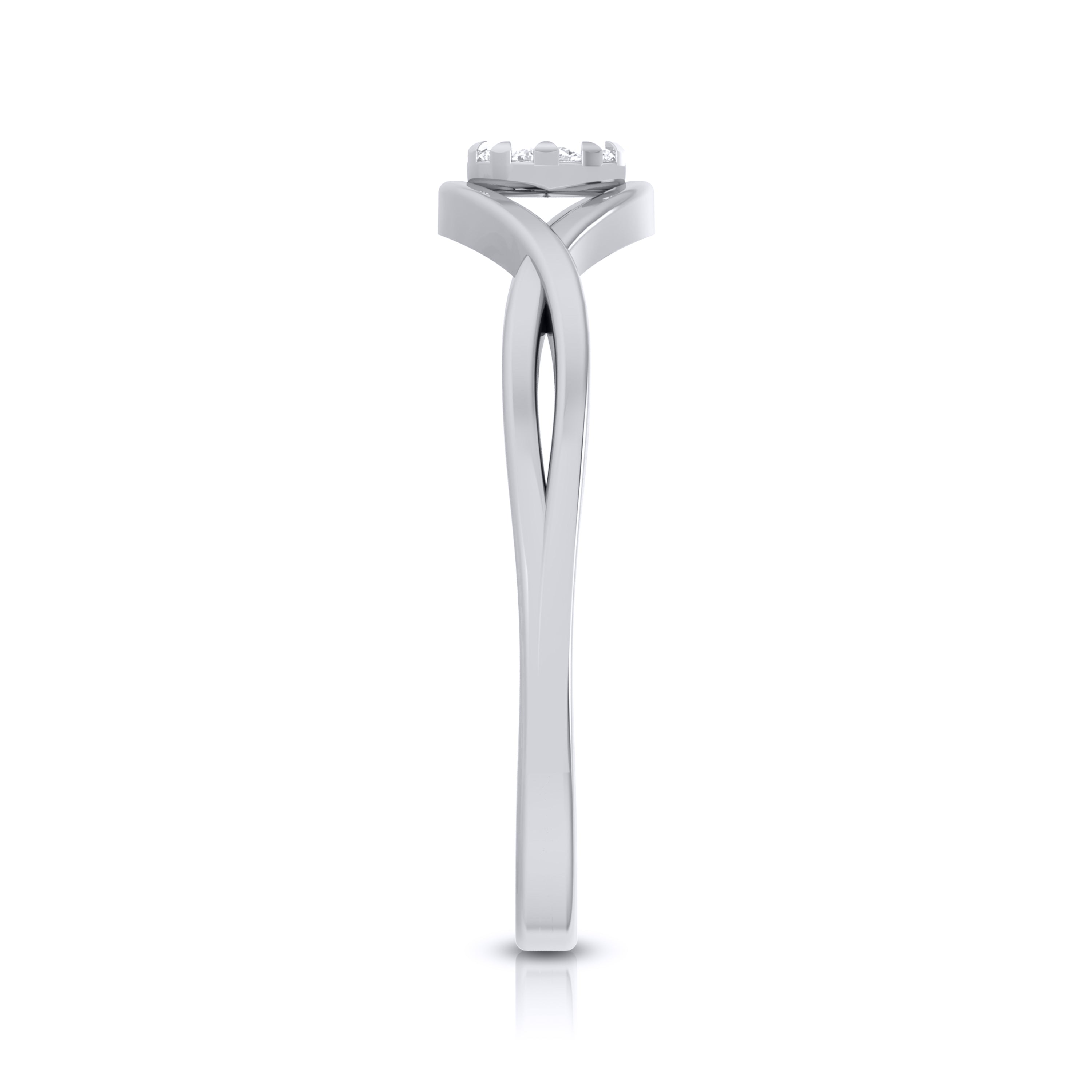 Augen  lab grown diamond ring sleek ring Fiona Diamonds