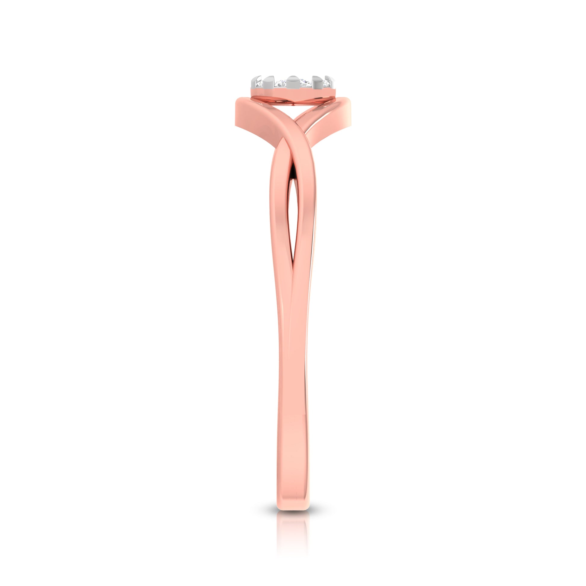 Augen  lab grown diamond ring sleek ring Fiona Diamonds