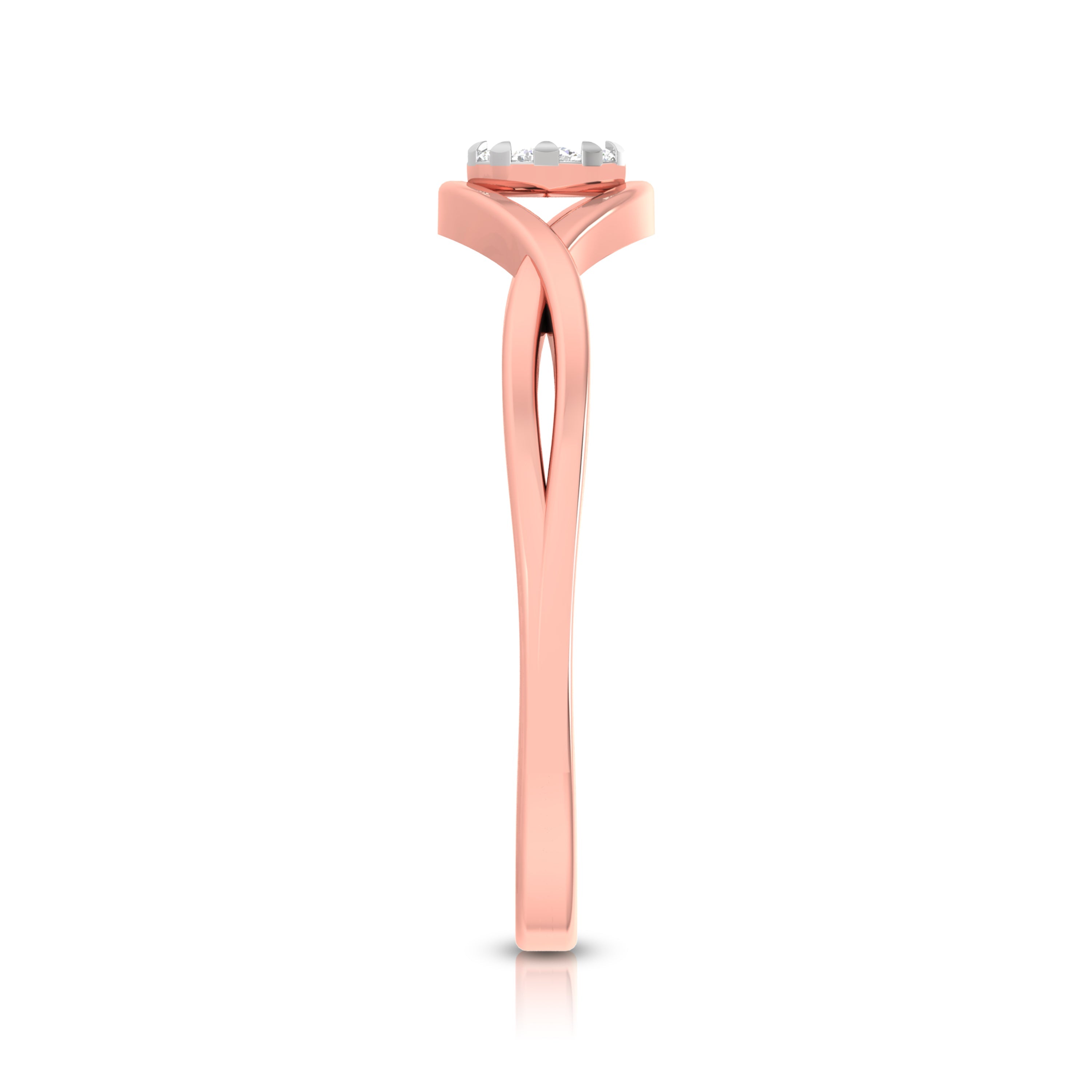 Augen  lab grown diamond ring sleek ring Fiona Diamonds