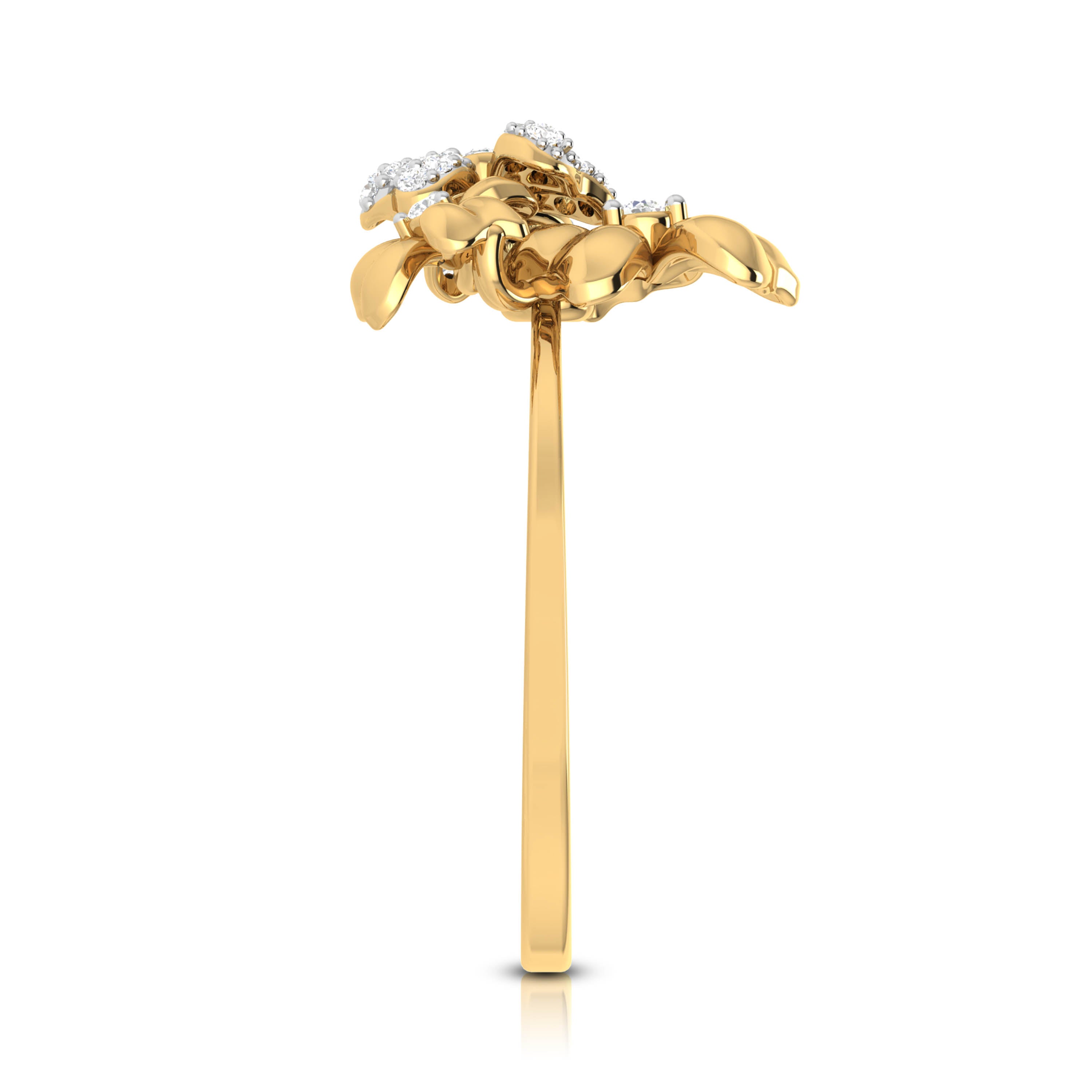 Enlarge lab grown diamond ring unique ring design Fiona Diamonds