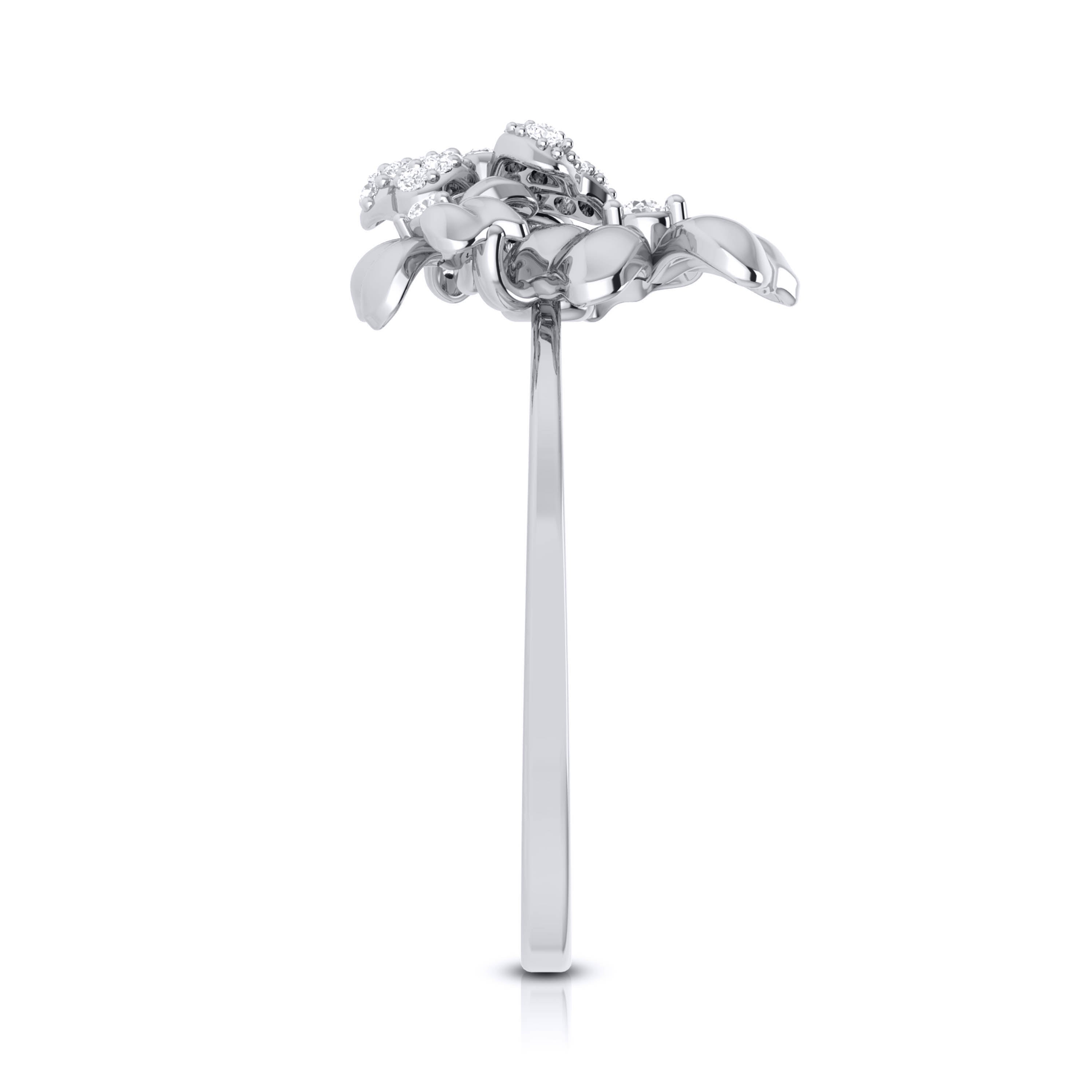 Enlarge lab grown diamond ring unique ring design Fiona Diamonds