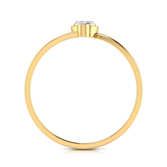 Load image into Gallery viewer, Simplistic lab grown diamond ring simple round ring design Fiona Diamonds
