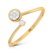 Simplistic lab grown diamond ring simple round ring design Fiona Diamonds