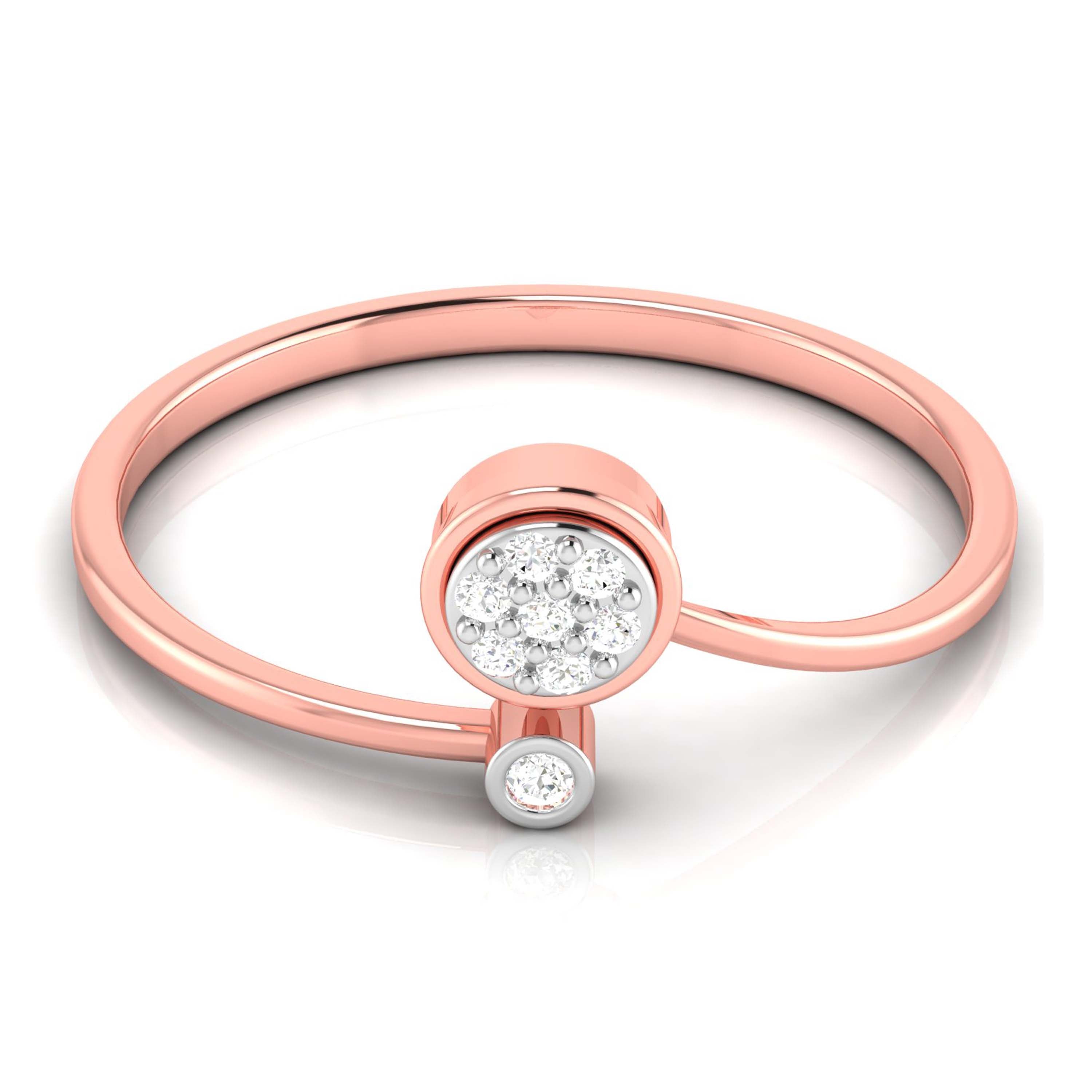 Simplistic lab grown diamond ring simple round ring design Fiona Diamonds