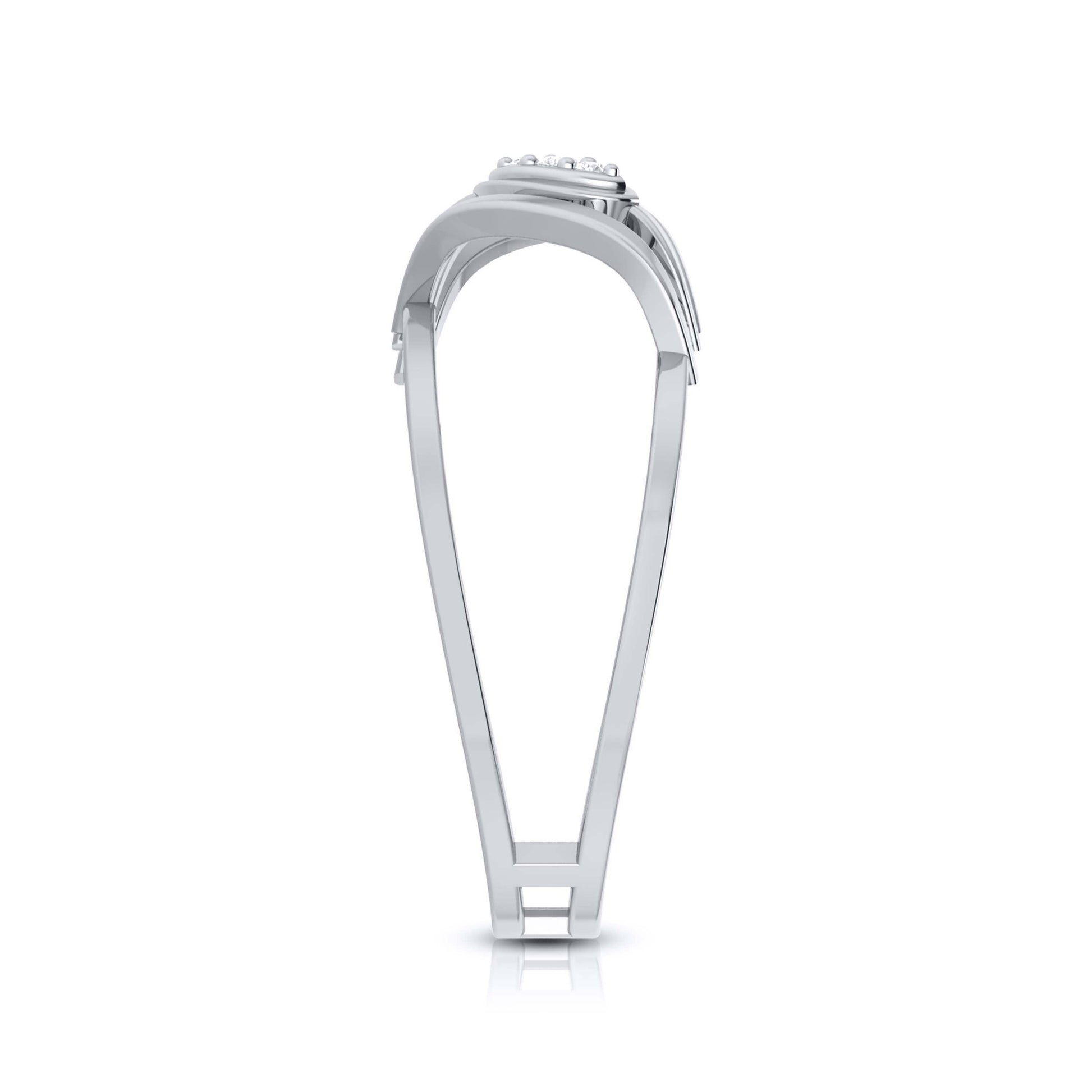 Nish lab grown diamond ring simple round ring design Fiona Diamonds
