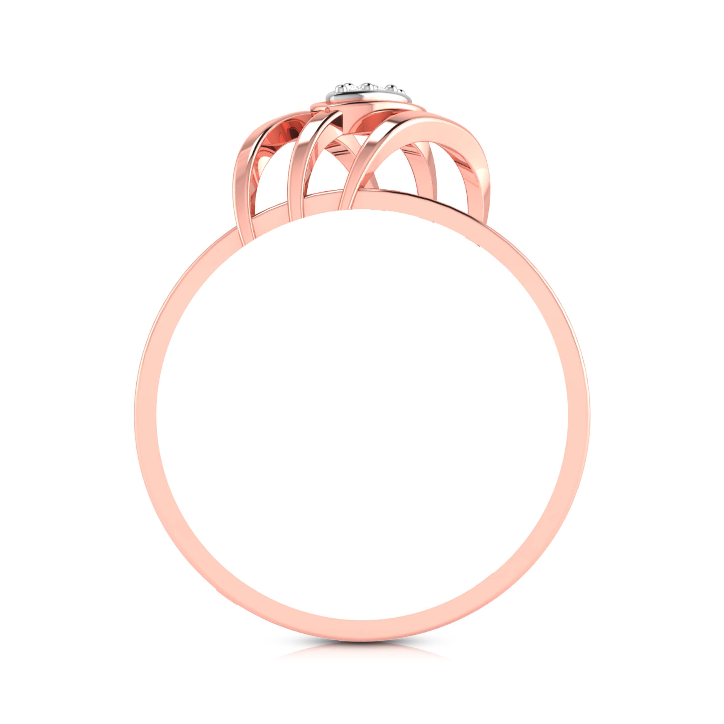 Nish lab grown diamond ring simple round ring design Fiona Diamonds