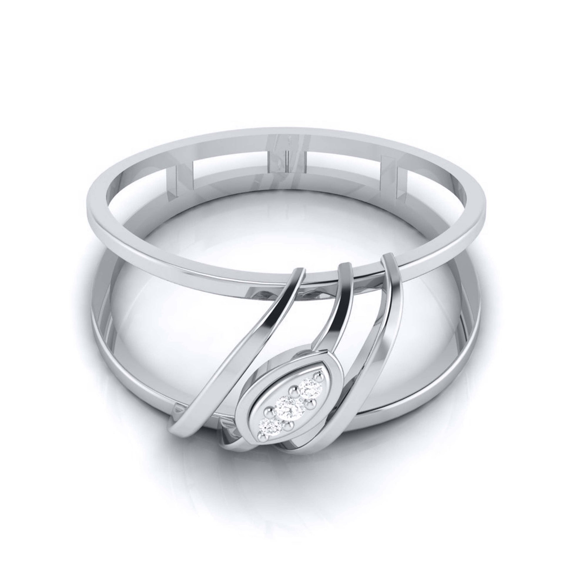 Nish lab grown diamond ring simple round ring design Fiona Diamonds