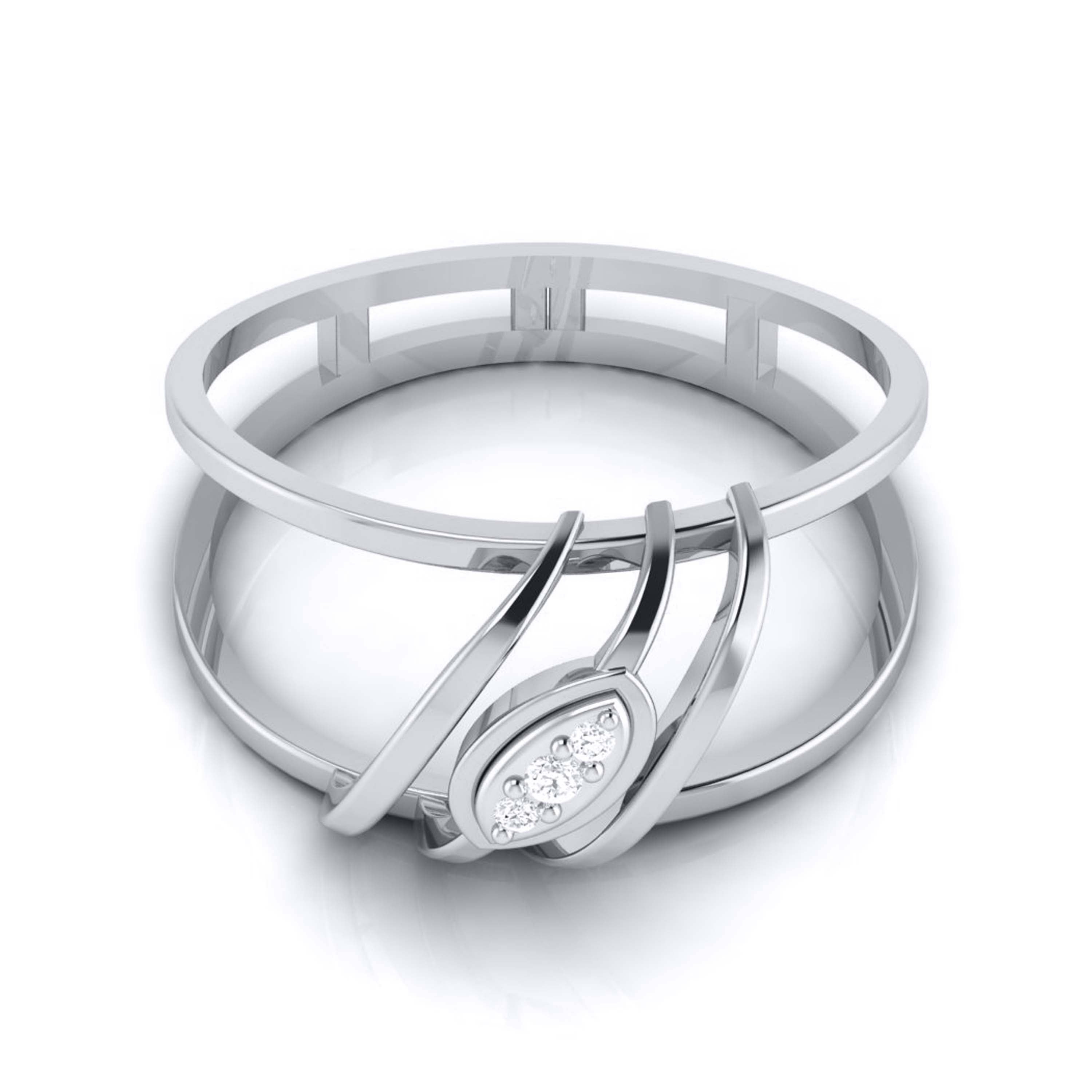Nish lab grown diamond ring simple round ring design Fiona Diamonds
